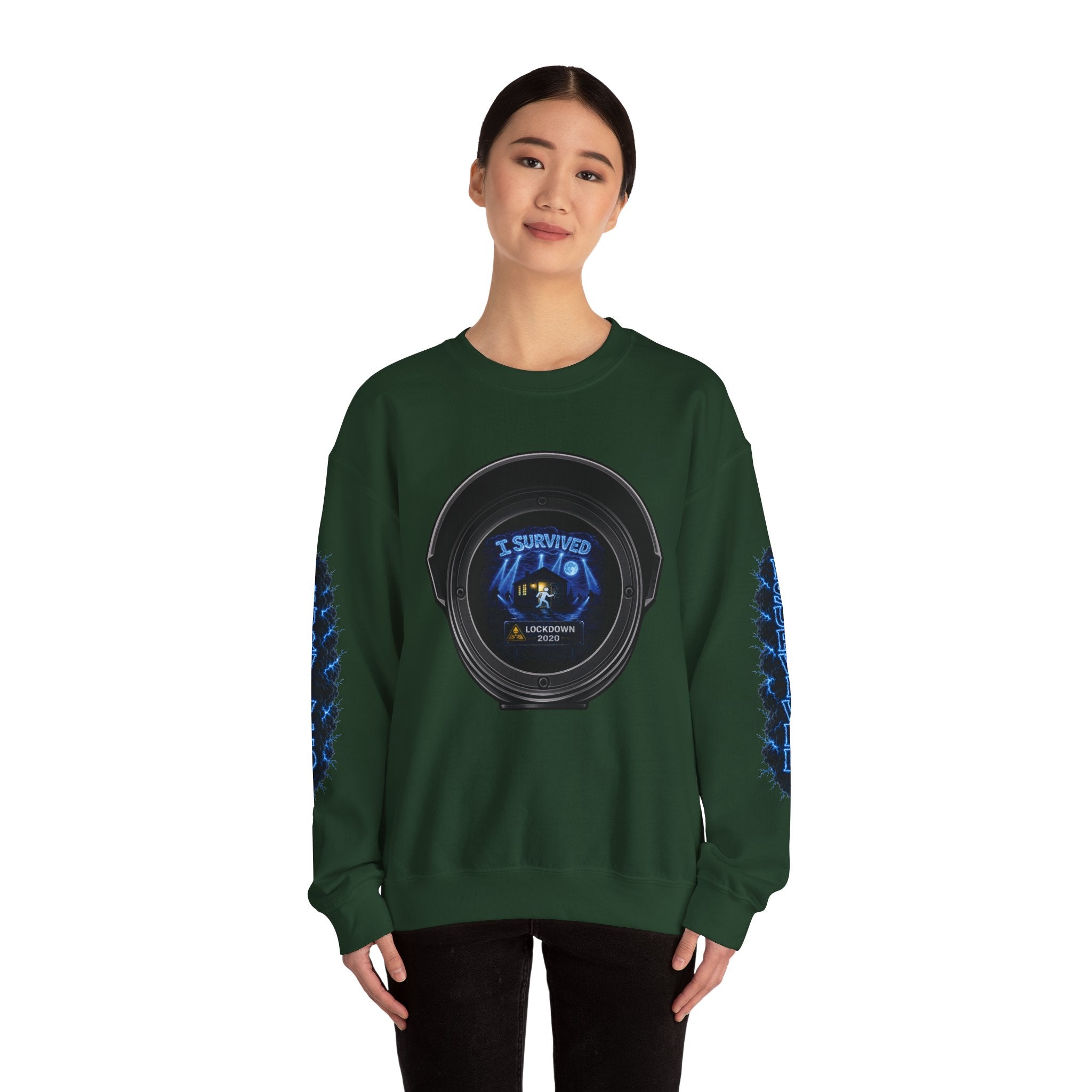 I Survived 2020 — Director's Cut S3:E3 "Remote Schooling" | Lockdown Edition Documentary Unisex Heavy Blend™ Crewneck Sweatshirt