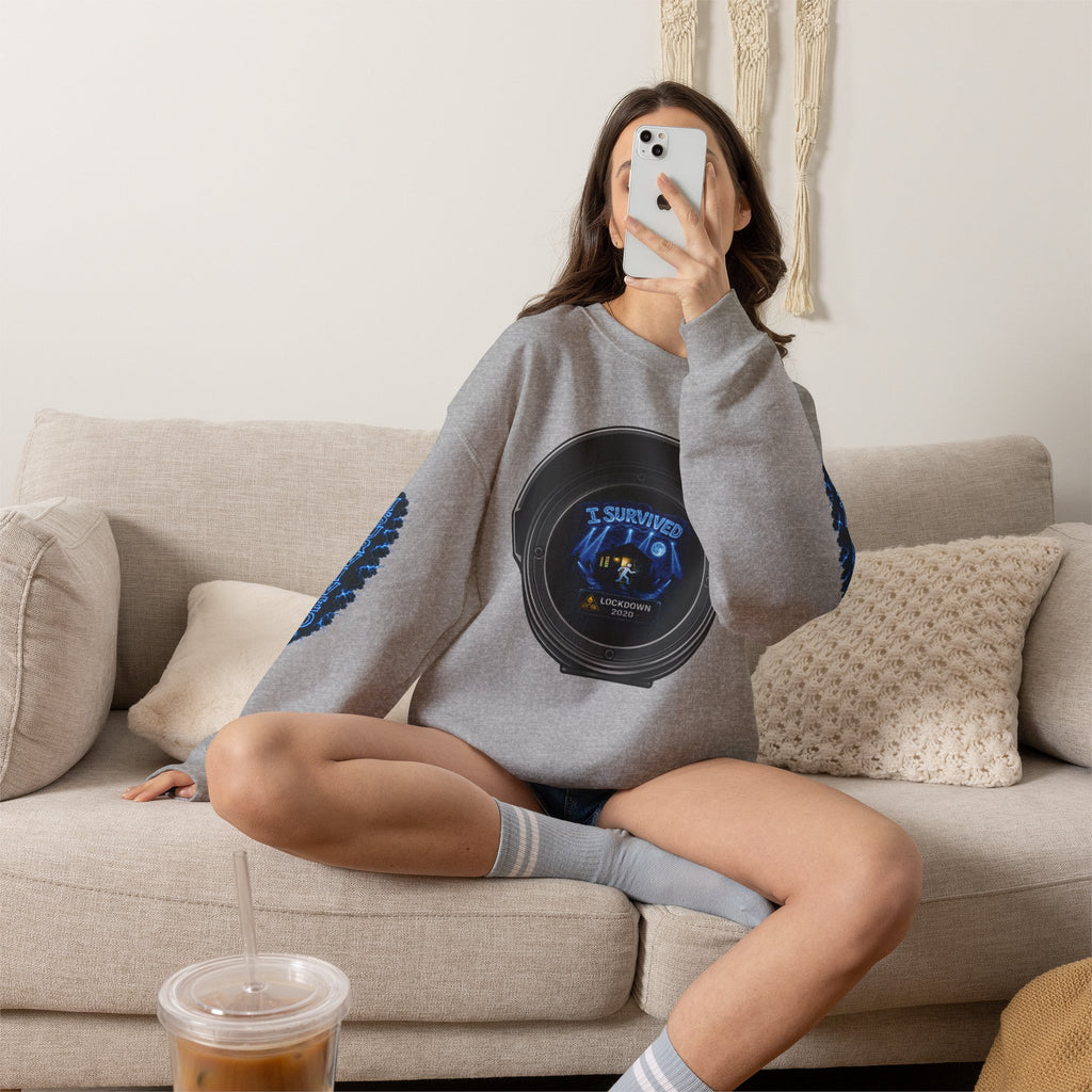 I Survived 2020 — Director's Cut S3:E2 "Dating Under Lockdown" | Lockdown Edition Documentary Unisex Heavy Blend™ Crewneck Sweatshirt