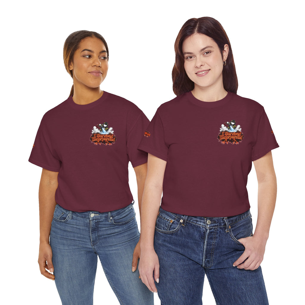 I Survived 2020 — "Please Stand By" Test Pattern Tee Wildfire Signal Special Edition Summer Premiere Unisex Heavy Cotton Tee