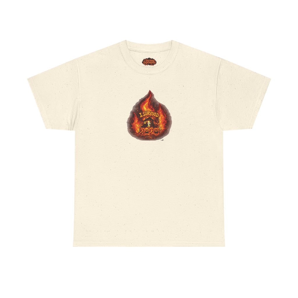 I Survived 2020 — WILDFIRES S2:E2: Director's Cut "The Bobcat Fire" Memorial Unisex Heavy Cotton Tee