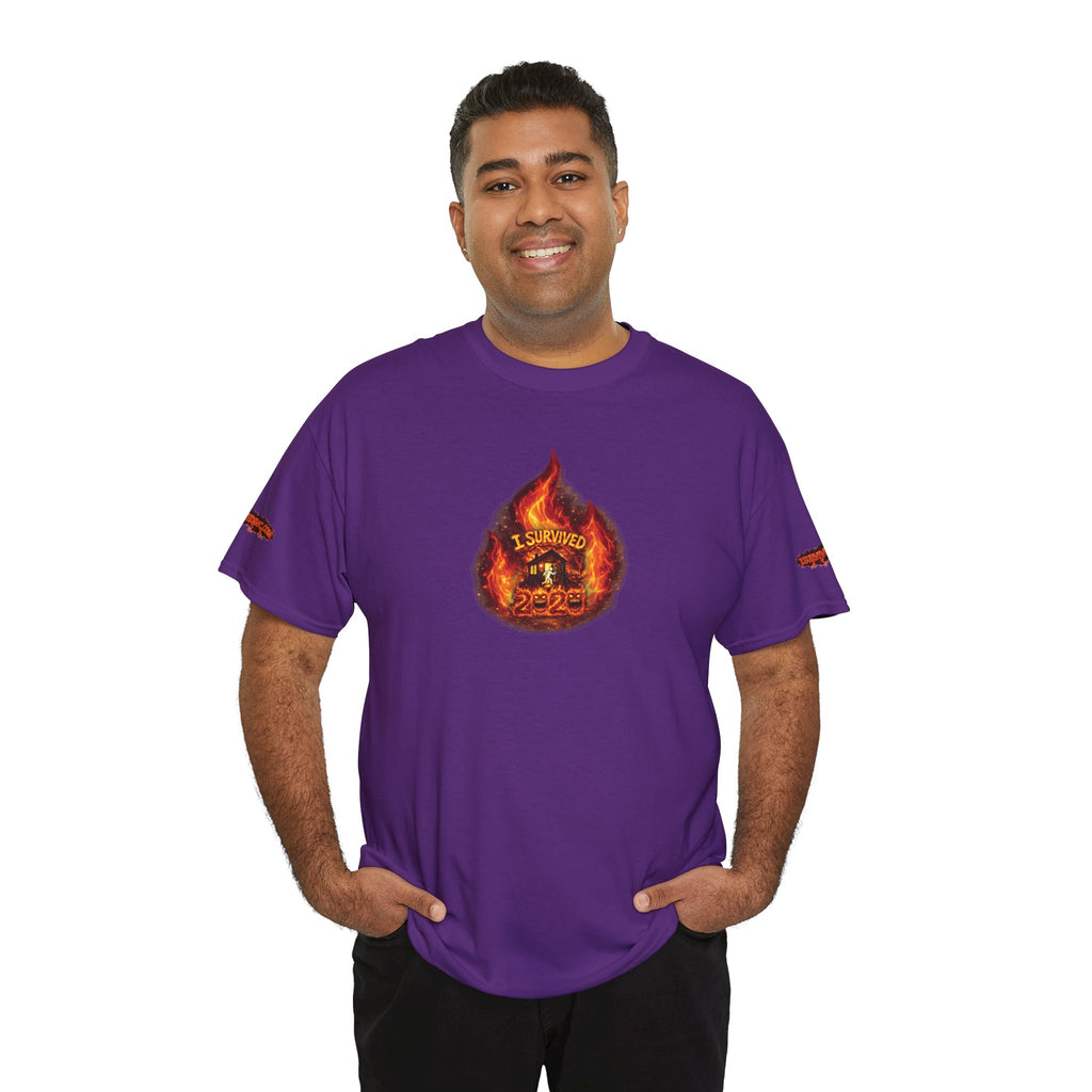 I Survived 2020 — WILDFIRES S2:E1: Director's Cut Special Edition "Berry Creek" Memorial Unisex Heavy Cotton Tee