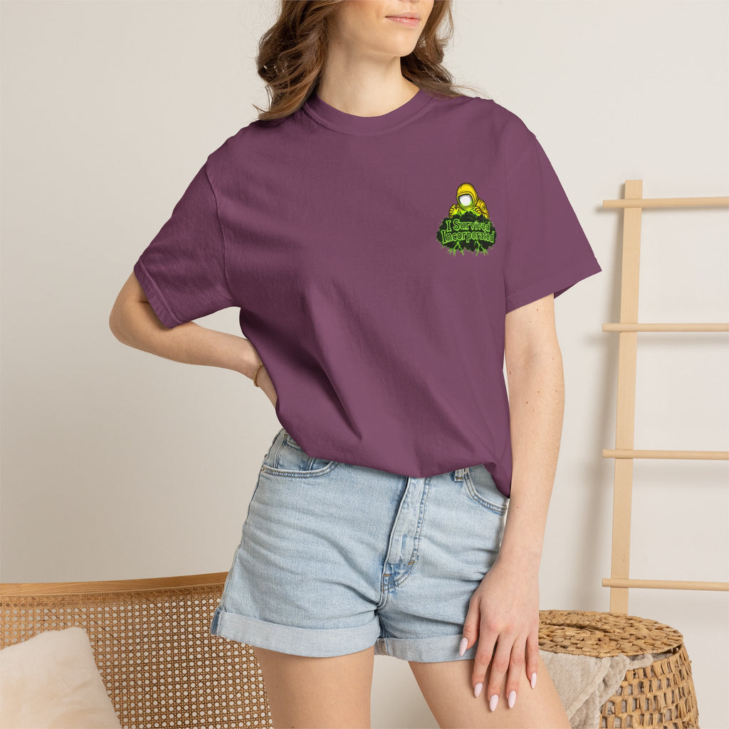 I Survived 2020 — "Please Stand By" Test Pattern Toxic Signal Tee Summer Premiere Unisex Garment-Dyed T-shirt