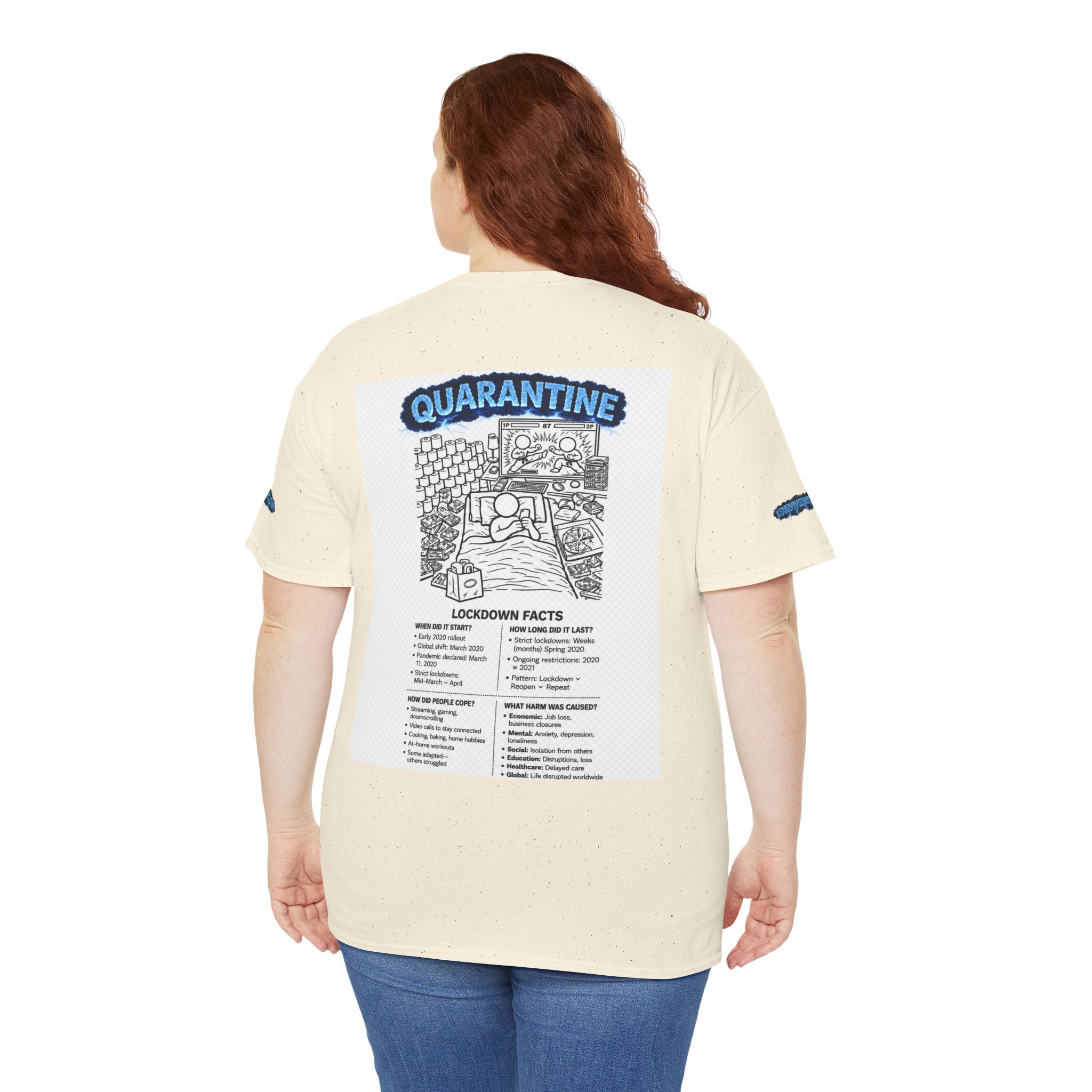 I Survived 2020 — Director's Cut S3:E1 "Quarantine" | Lockdown Edition Documentary Unisex Heavy Cotton Tee (SPECIAL EDITION)