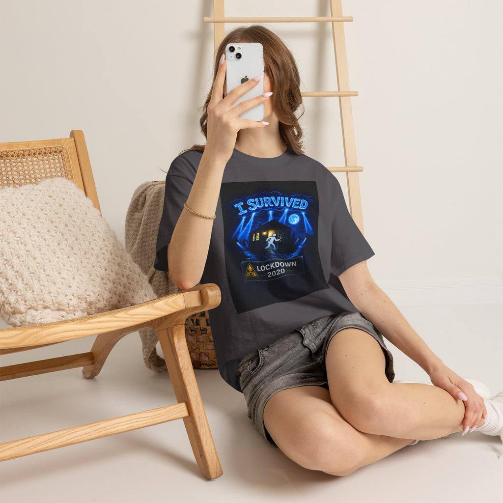 Copy of  I Survived 2020 — S3:E1 "Quarantine" | Lockdown Edition Documentary Unisex Heavy Cotton Tee
