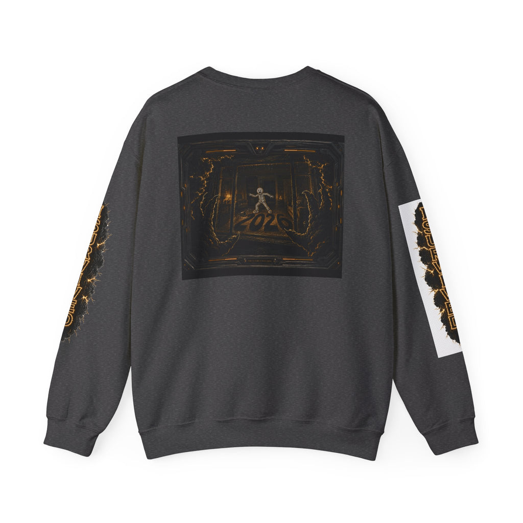 I Survived 2020 — Director's Cut Original Design Teaser Tee | Season 1 Premiere Drop Unisex Heavy Blend™ Crewneck Sweatshirt