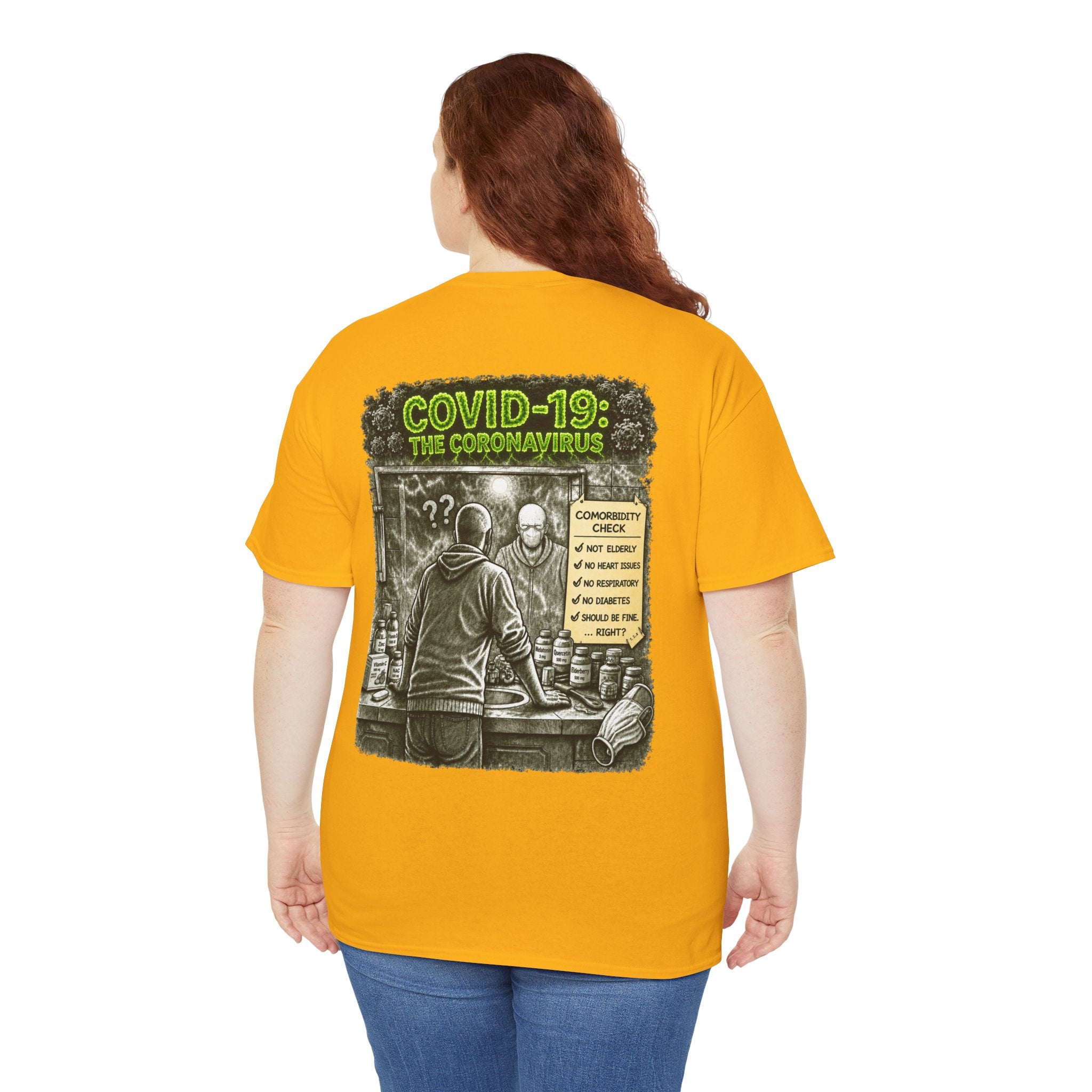 I Survived 2020 — PANDEMIC S1:E1: Director's Cut "COVID-19: The Coronavirus" Unisex Heavy Cotton Tee