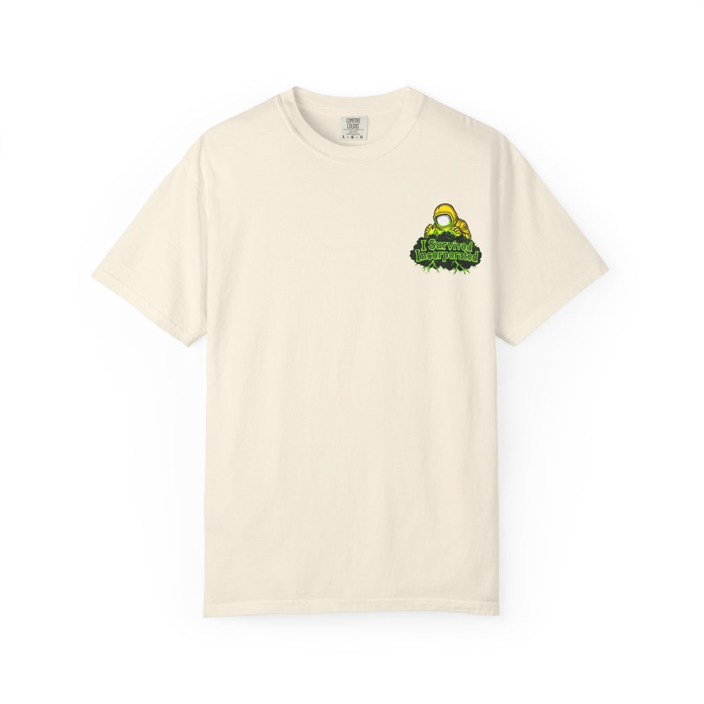 I Survived 2020 — "Please Stand By" Test Pattern Toxic Signal Tee Summer Premiere Unisex Garment-Dyed T-shirt