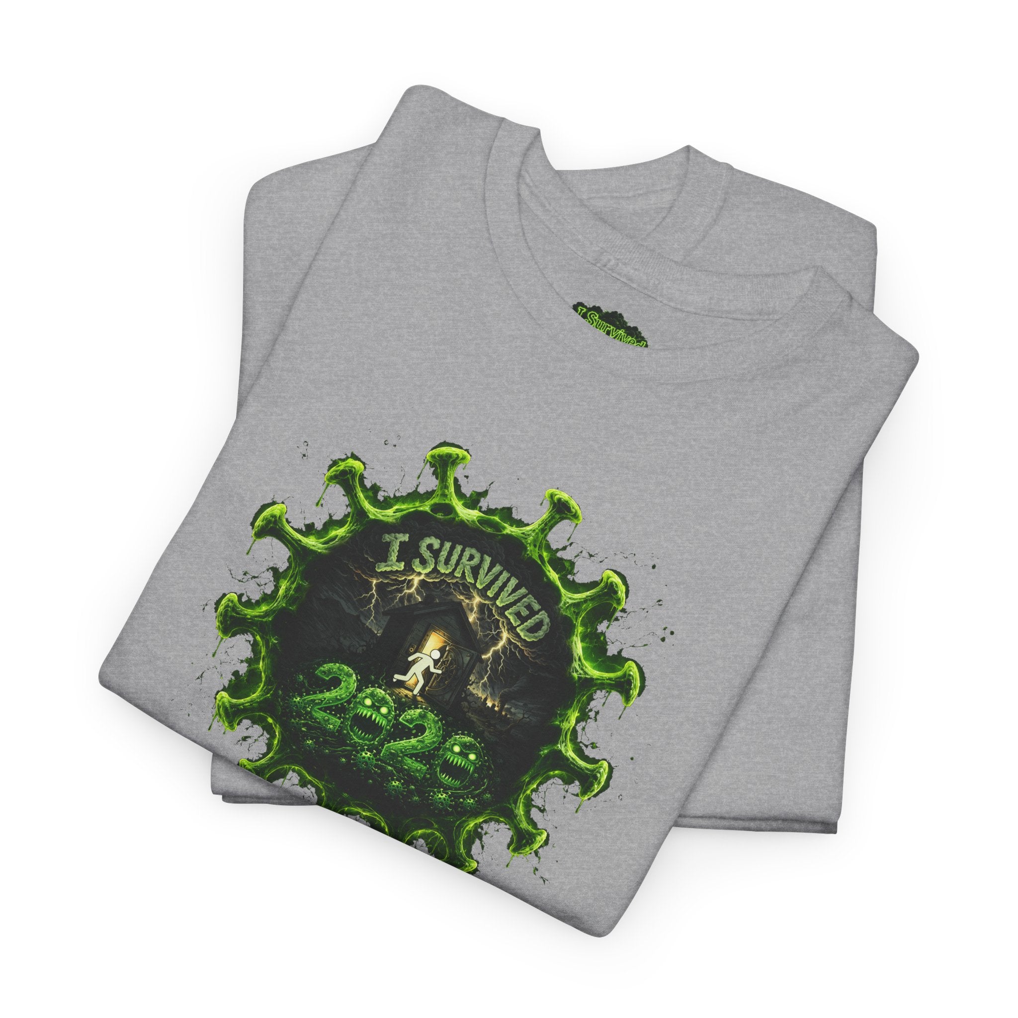 I Survived 2020 — PANDEMIC S1:E2: Director's Cut Special Edition "The Coming of COVID" Unisex Heavy Cotton Tee
