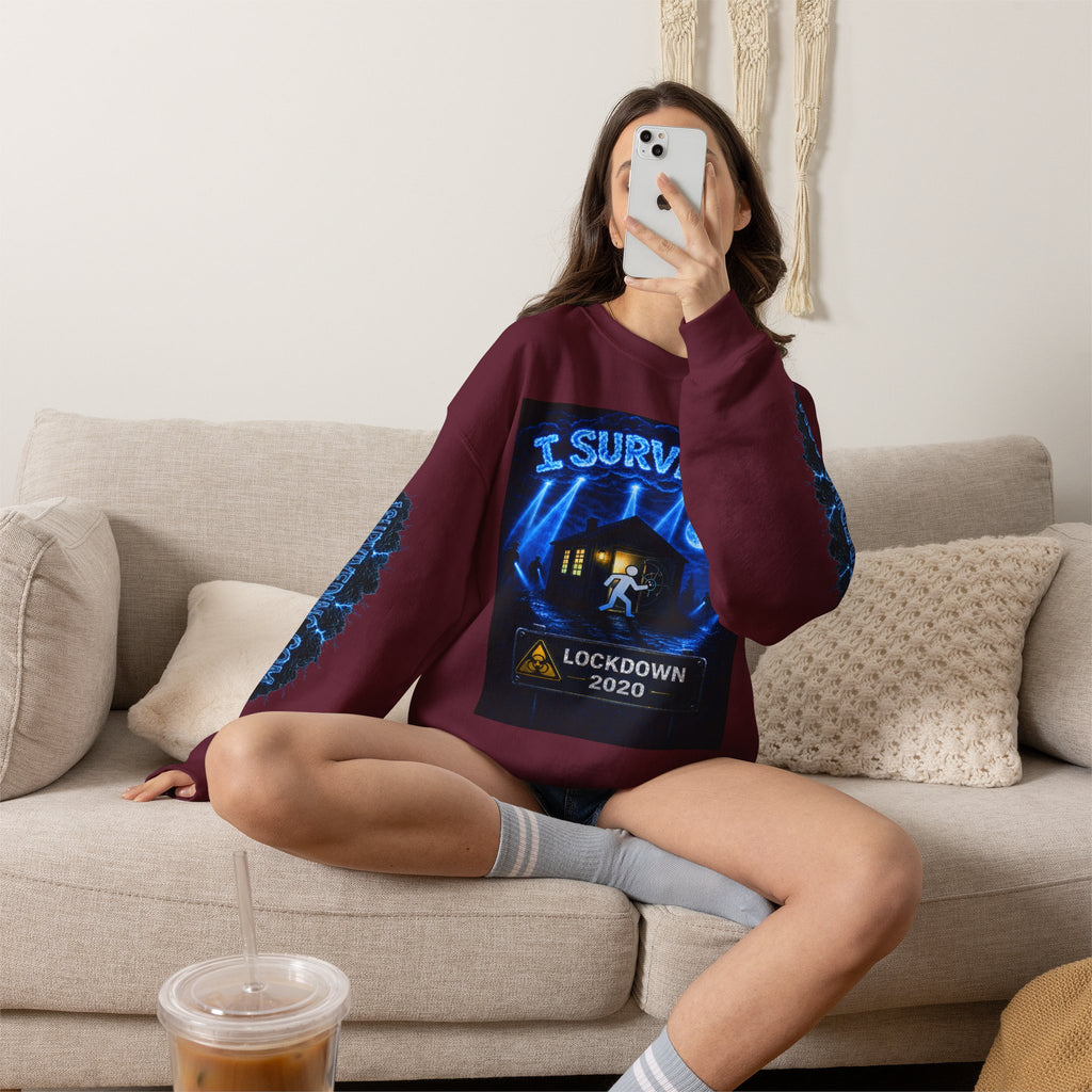 I Survived 2020 — LOCKDOWN S3:E2: Special Edition "Dating Under Lockdown" Unisex Heavy Blend™ Crewneck Sweatshirt