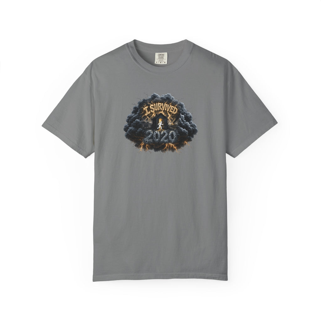 I Survived 2020 — Original PILOT Design: Director's Cut Unisex Garment-Dyed T-shirt