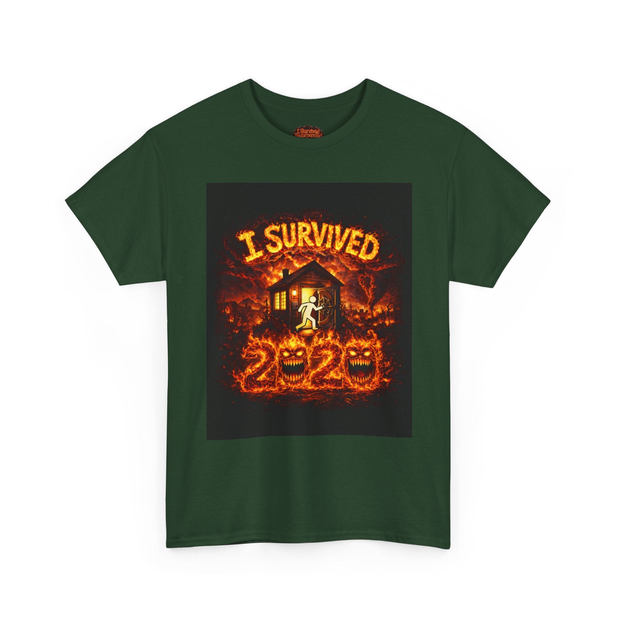 I Survived 2020 — S2:E3 "The California Wildfires" | Wildfire Edition Memorial Unisex Heavy Cotton Tee