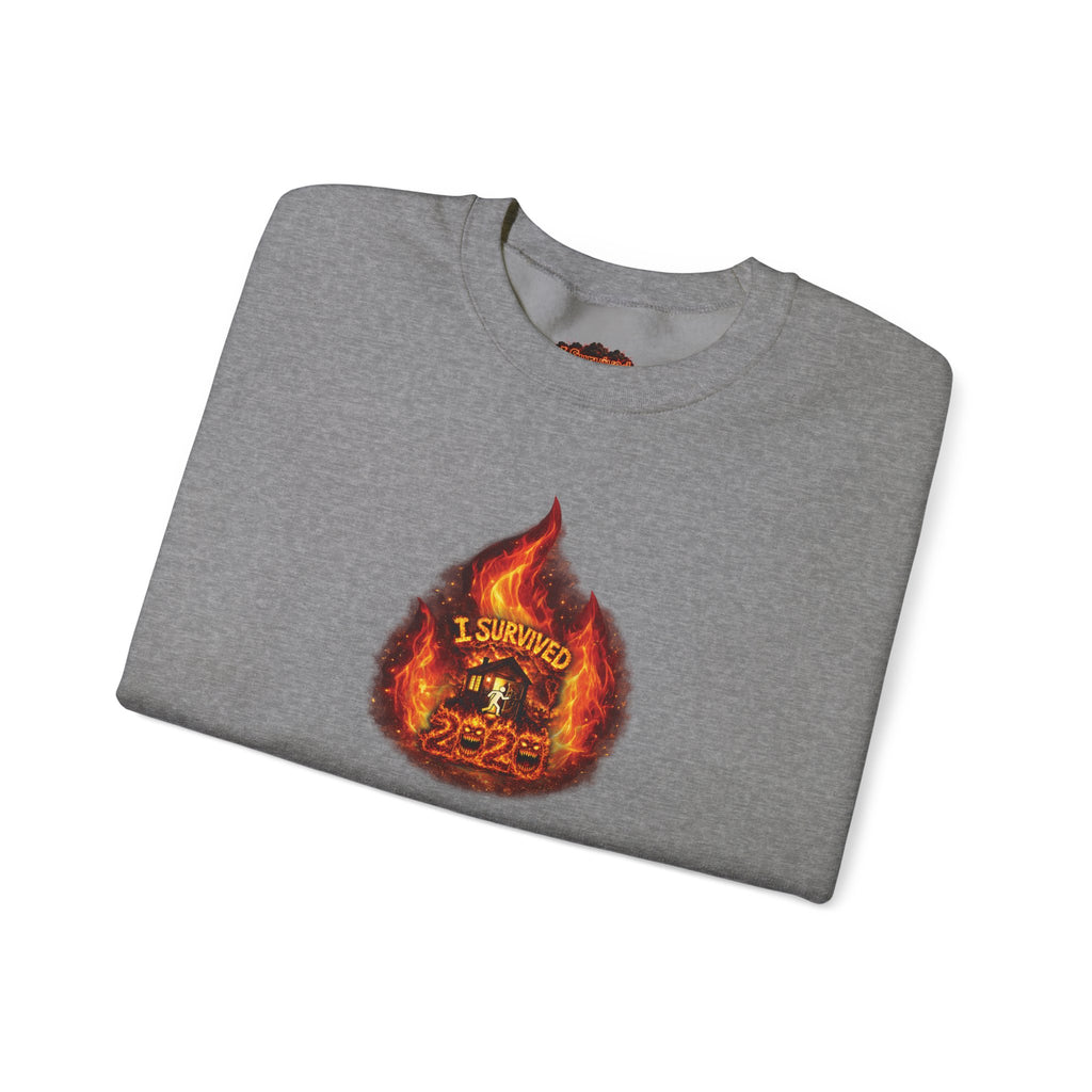 I Survived 2020 — WILDFIRES S2:E3: Director's Cut "The California Wildfires" Memorial Unisex Heavy Blend™ Crewneck Sweatshirt