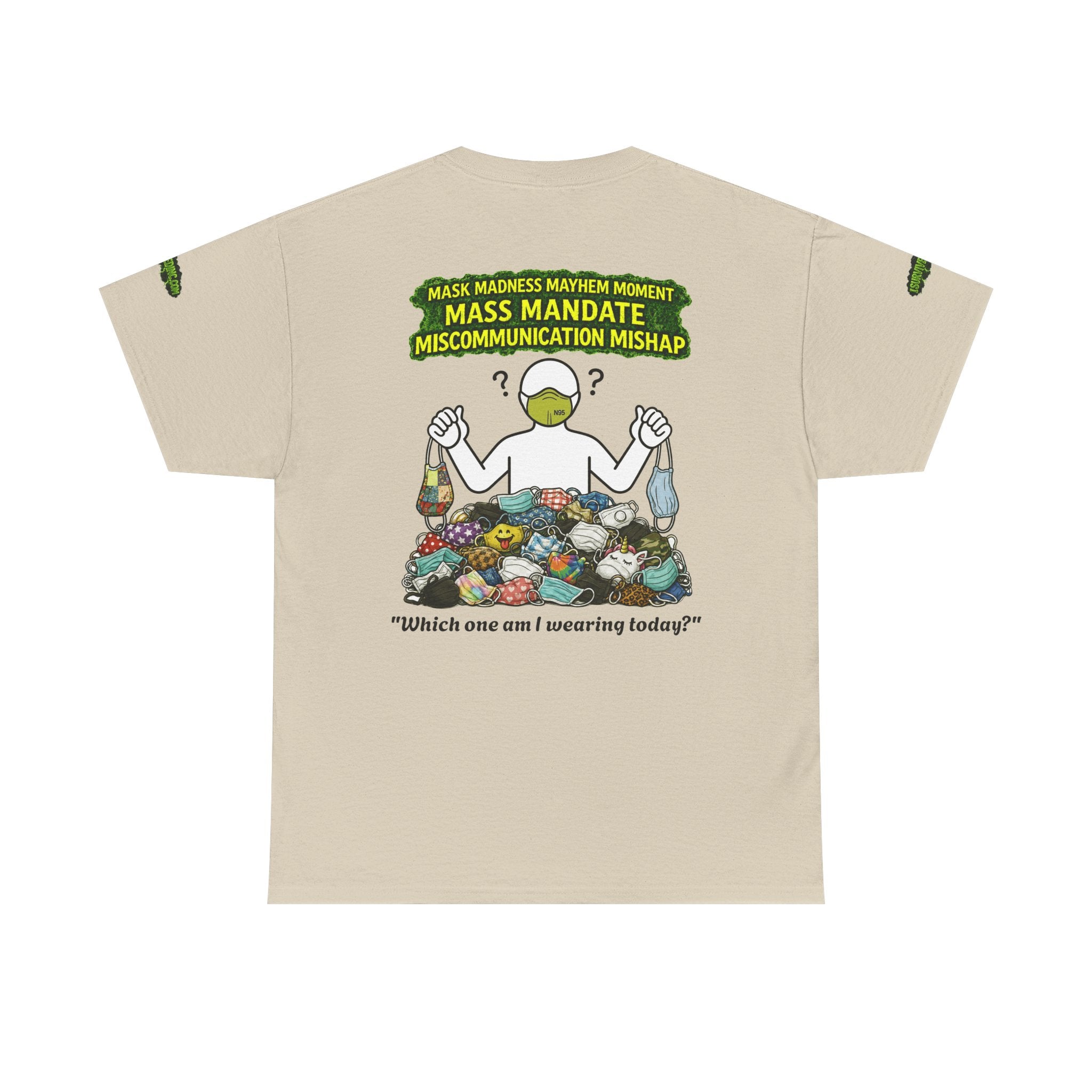 I Survived 2020 — PANDEMIC S1:E4: Director's Cut Special Edition "Mask Madness" Unisex Heavy Cotton Tee