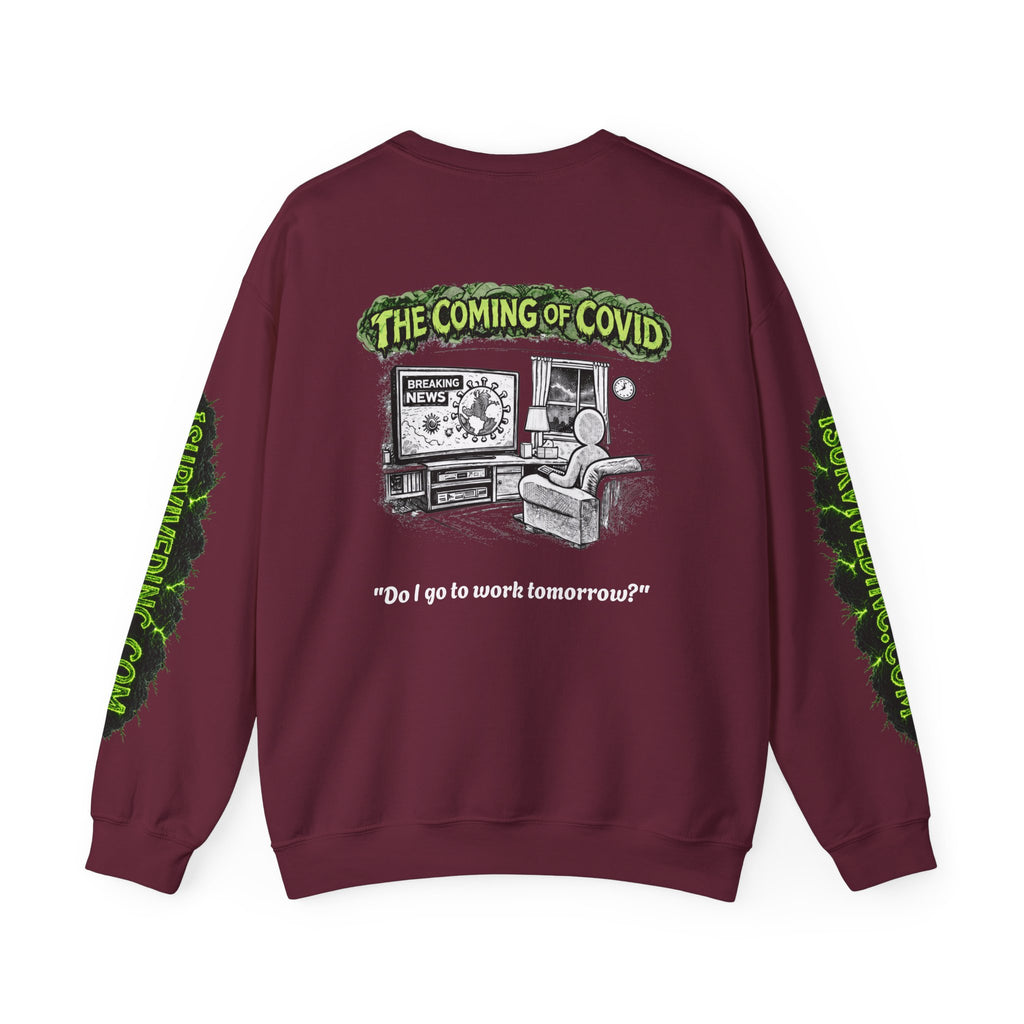 I Survived 2020 — S1:E2 "The Coming of COVID" | Pandemic Edition Unisex Heavy Blend™ Crewneck Sweatshirt