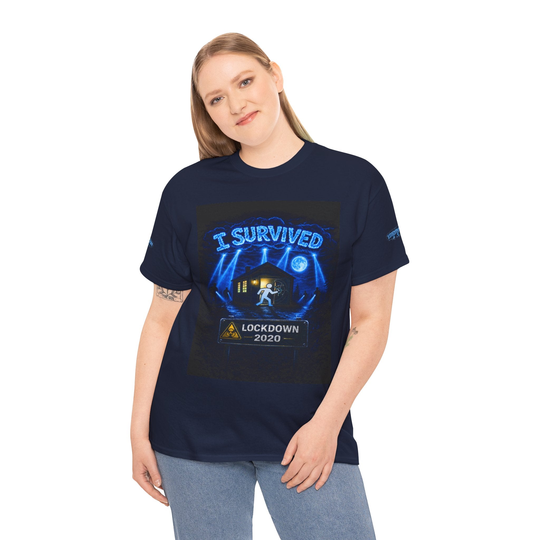 I Survived 2020 — S3:E2 "Dating Under Lockdown" | Lockdown Edition Documentary Unisex Heavy Cotton Tee (SPECIAL EDITION)