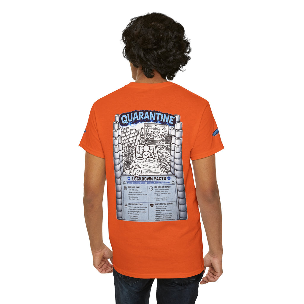 I Survived 2020 — LOCKDOWN S3:E1: Director's Cut Special Edition "Quarantine" Unisex Heavy Cotton Tee