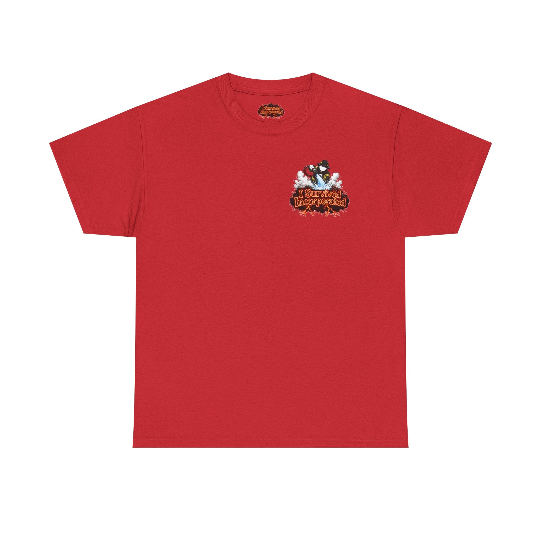 I Survived 2020 — "Please Stand By" Test Pattern Tee Wildfire Signal Edition Summer Premiere Unisex Heavy Cotton Tee
