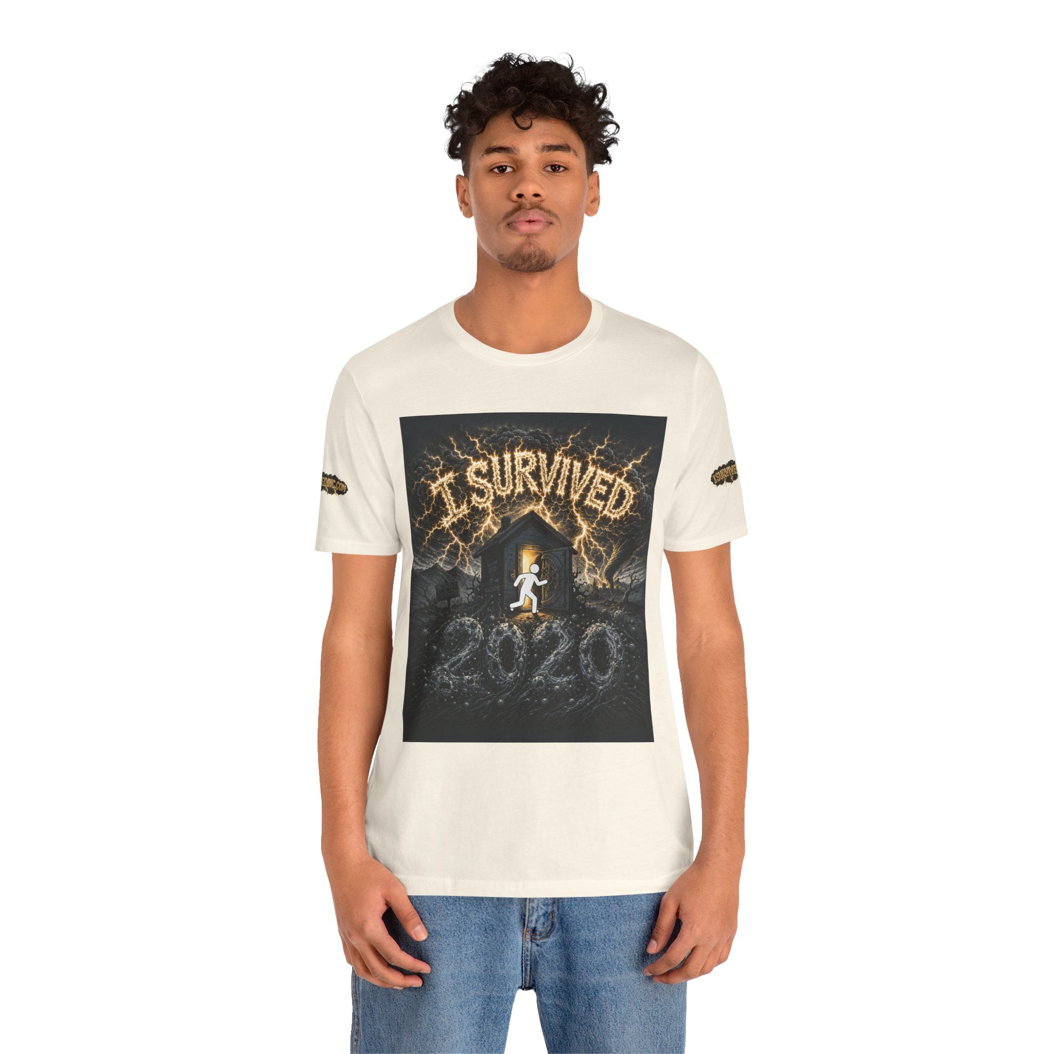I Survived 2020 — Original Design Teaser Tee | Season 1 Premiere Drop Unisex Jersey Short Sleeve Tee