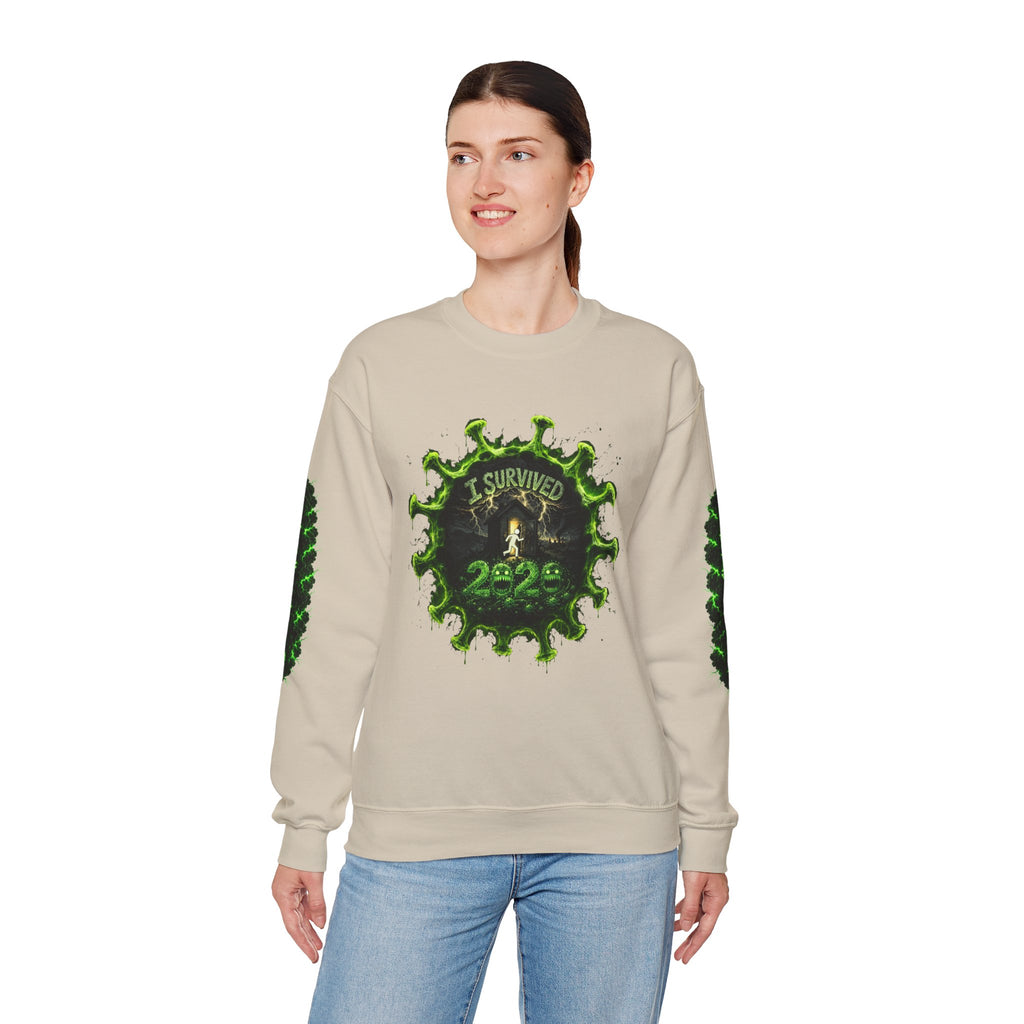 I Survived 2020 — Director's Cut S1:E5 "Delivery Doomsday" | Pandemic Edition Unisex Heavy Blend™ Crewneck Sweatshirt