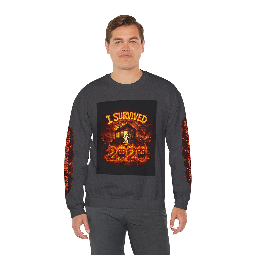 I Survived 2020 — WILDFIRES S2:E3: "The California Wildfires" Memorial Unisex Heavy Blend™ Crewneck Sweatshirt