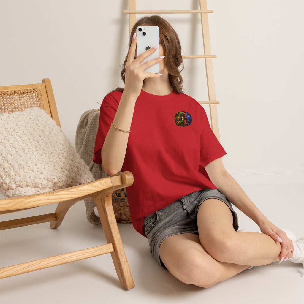 I Survived 2020 — "No Signal" Test Pattern Tee Alien Broadcast Finale Summer Premiere Unisex Heavy Cotton Tee