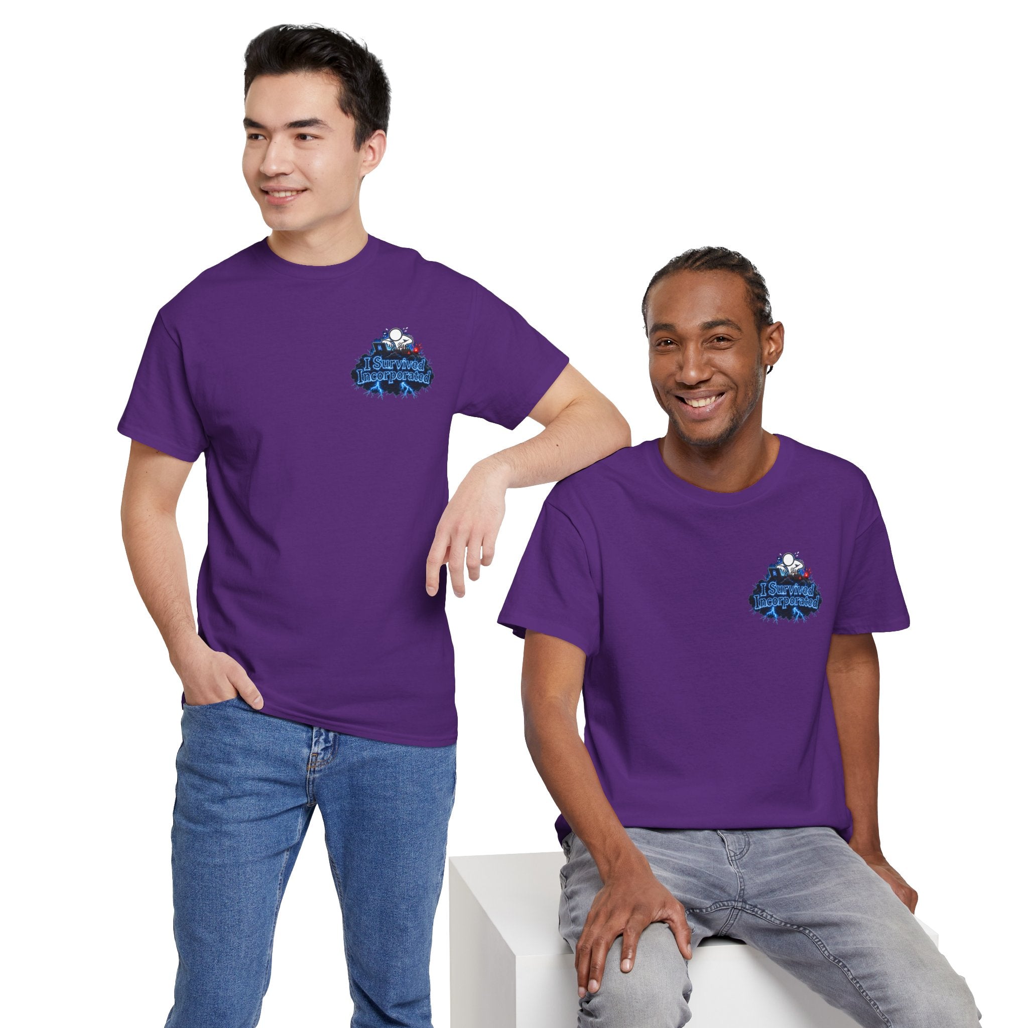 I Survived 2020 — "Please Stand By" Test Pattern Tee Lockdown Surveillance Edition Summer Exclusive Unisex Heavy Cotton Tee