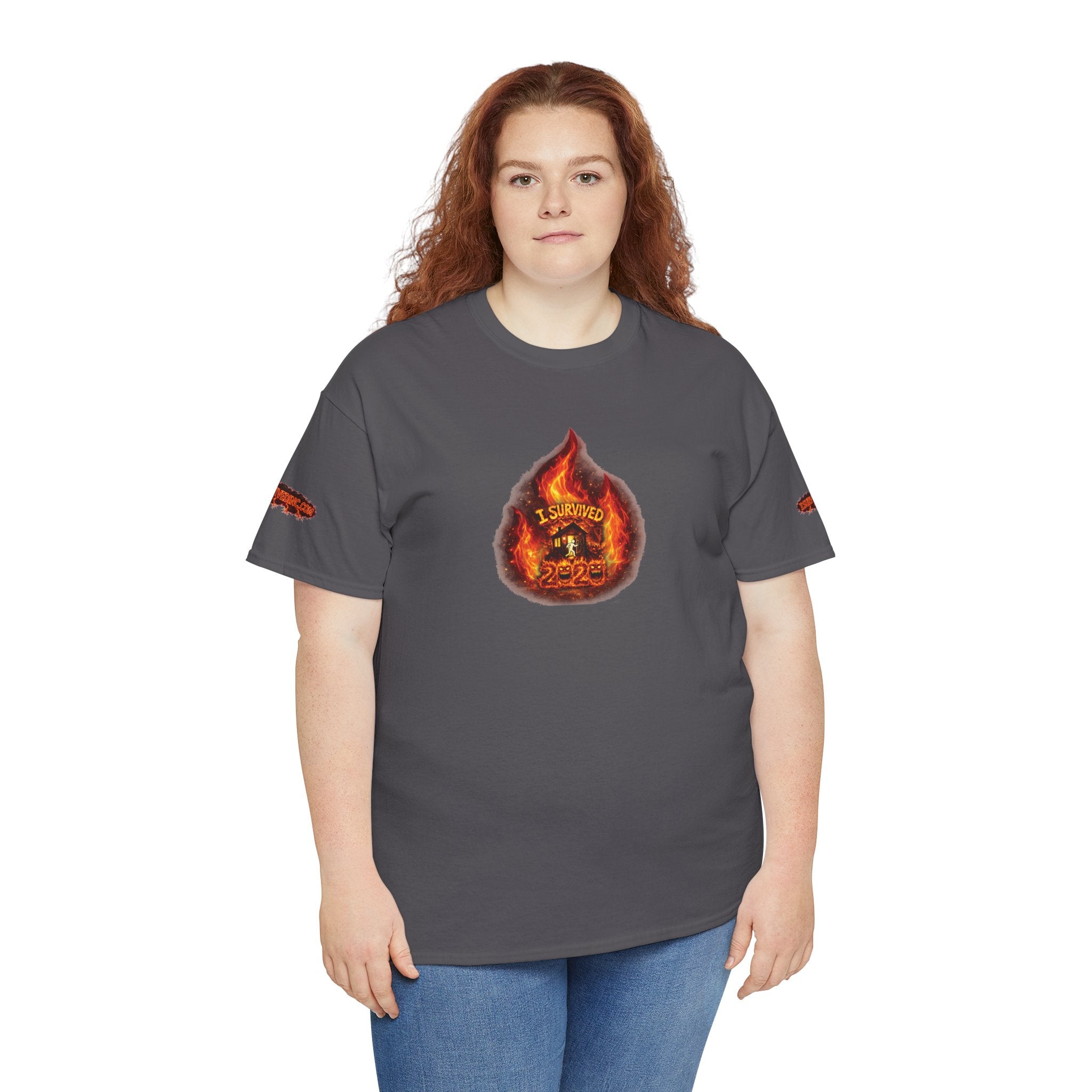 I Survived 2020 —  WILDFIRES S2:E3: Director's Cut Special Edition "The California Wildfires" Memorial Unisex Heavy Cotton Tee