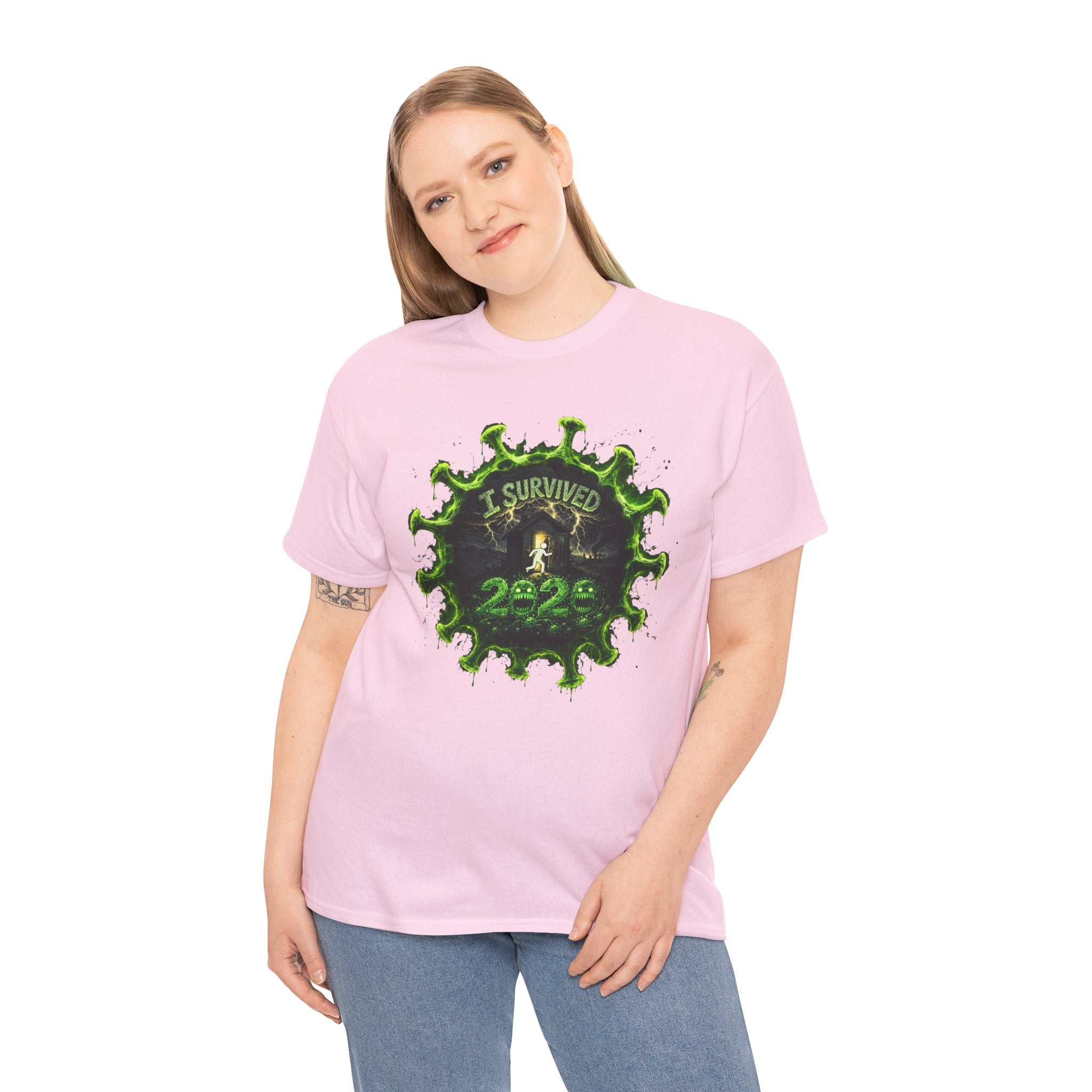 I Survived 2020 — Director's Cut S1:E3 "The Jab!" | Pandemic Edition Unisex Heavy Cotton Tee