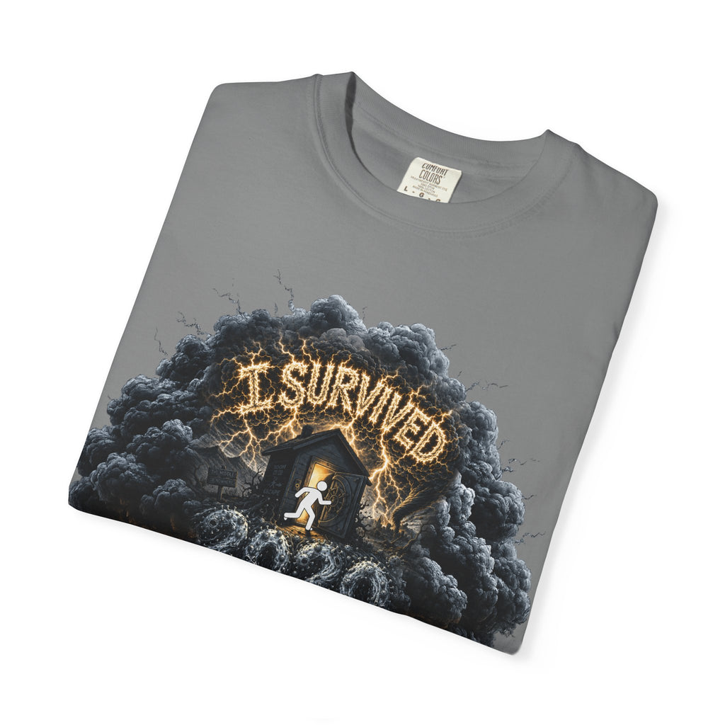 I Survived 2020 — Original Design Teaser Tee | Season 1 Premiere Drop Unisex Garment-Dyed T-shirt