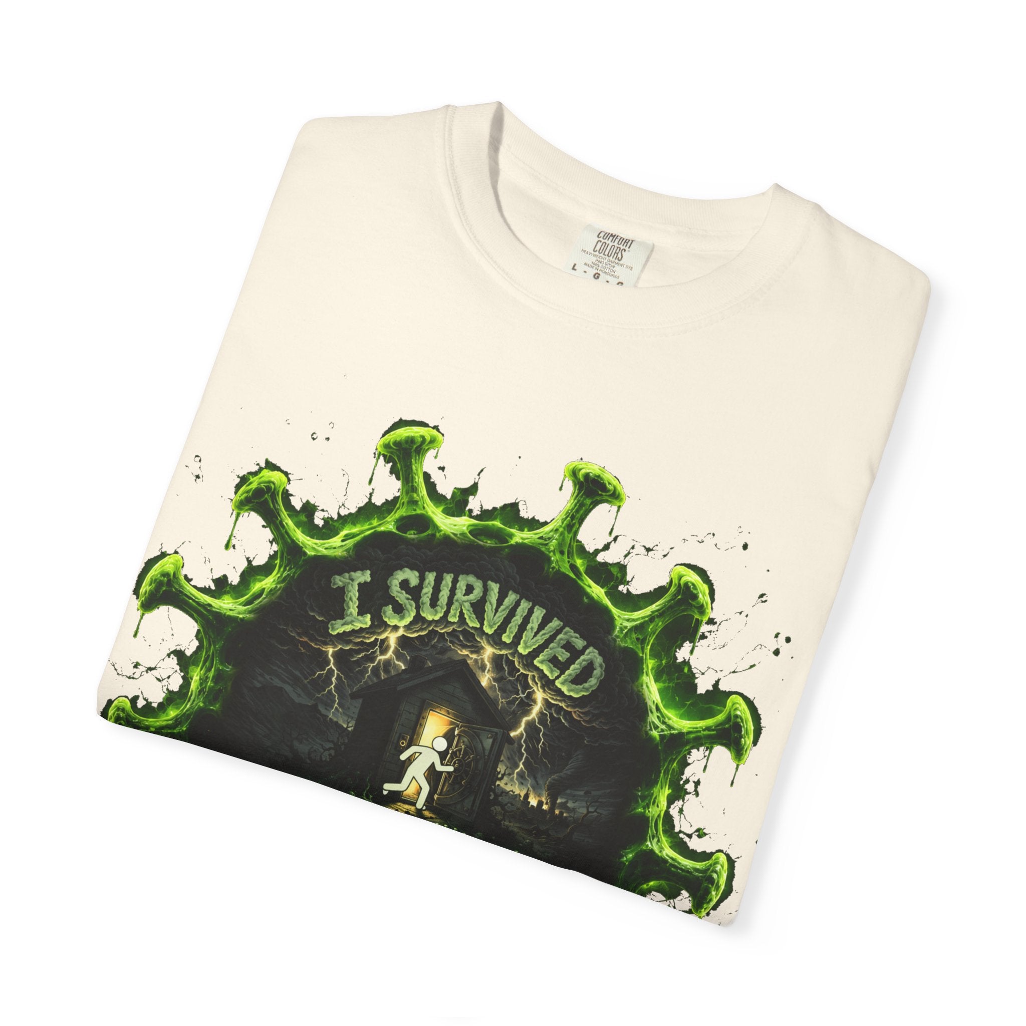 I Survived 2020 — Director's Cut S1:E3 "The Jab!" | Pandemic Edition Unisex Garment-Dyed T-shirt