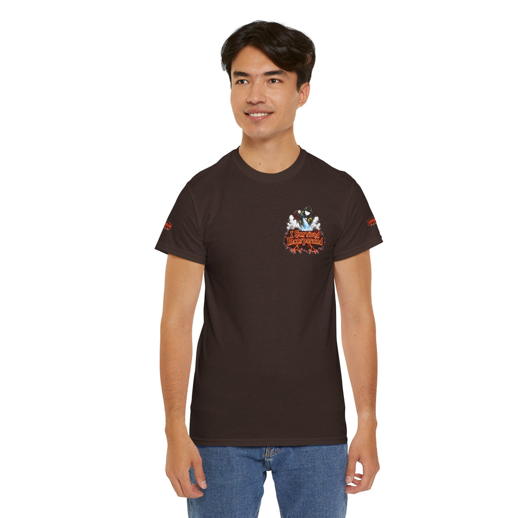 I Survived 2020 — "Please Stand By" Test Pattern Tee Wildfire Signal Special Edition Summer Premiere Unisex Heavy Cotton Tee