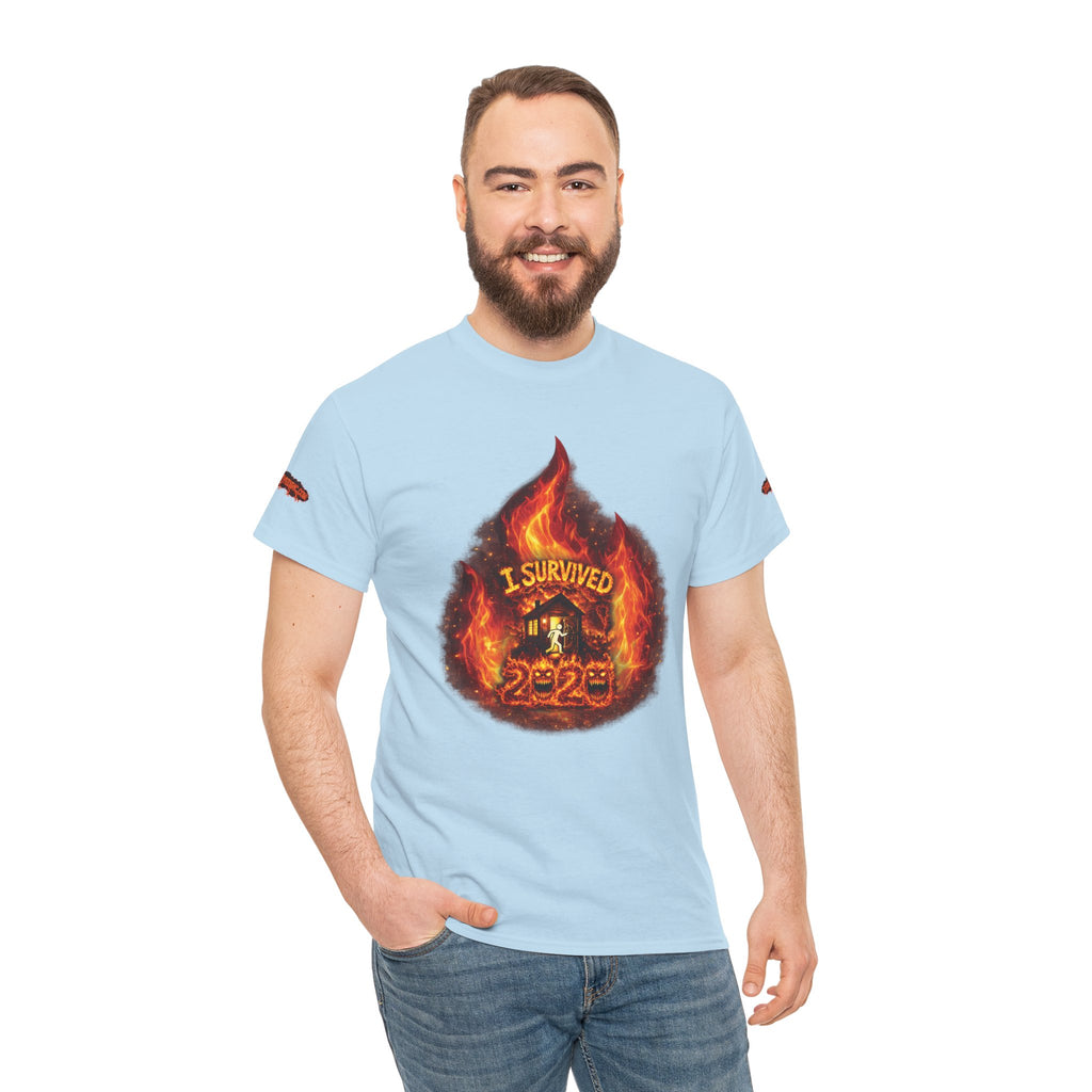 I Survived 2020 — Director's Cut S2:E3 "The California Wildfires" | Wildfire Edition Memorial Unisex Heavy Cotton Tee (SPECIAL EDITION)