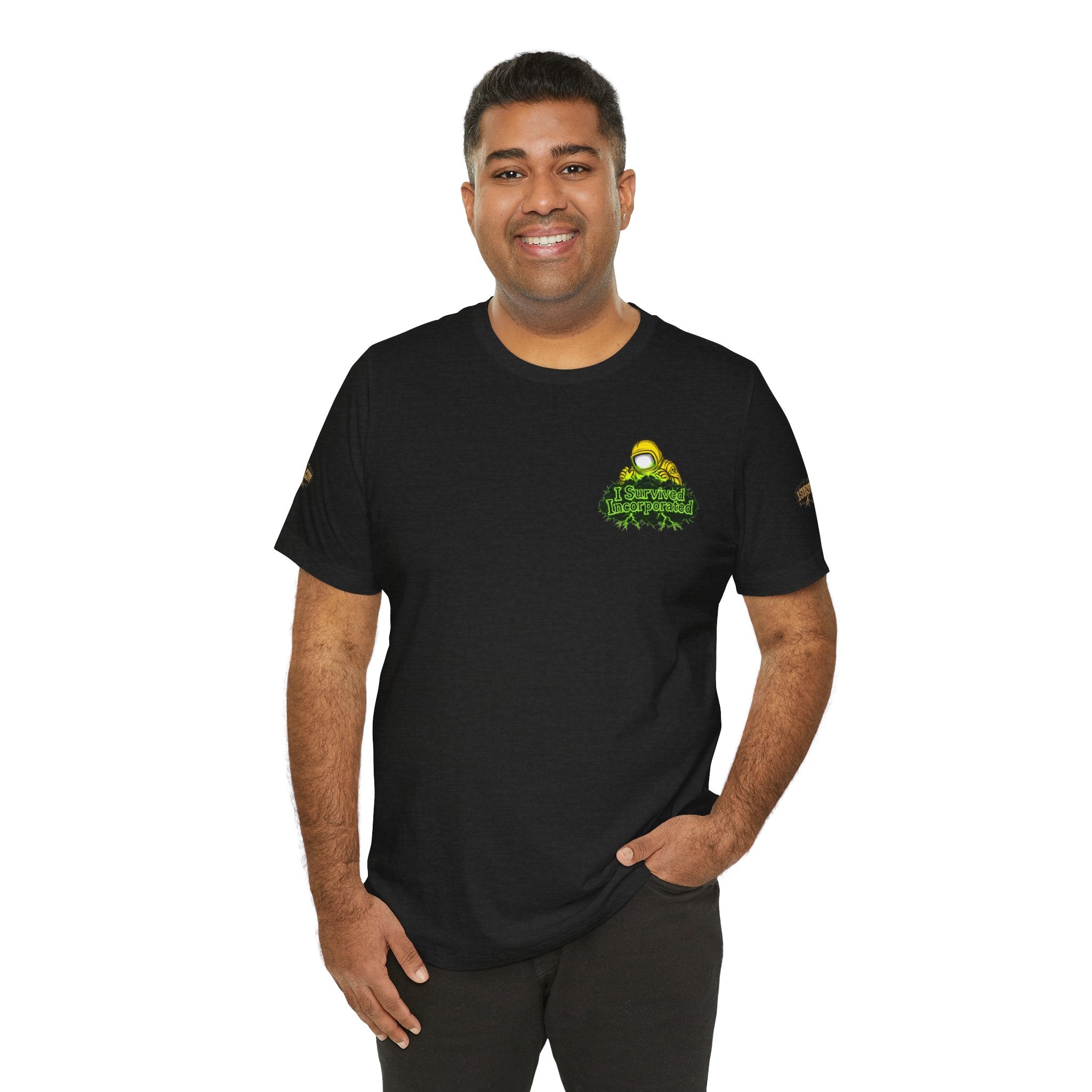 I Survived 2020 — "Please Stand By" Test Pattern Toxic Signal Tee Special Edition Summer Premiere Unisex Jersey Short Sleeve Tee