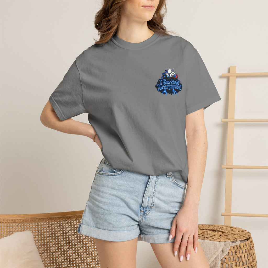 I Survived 2020 — "Please Stand By" Test Pattern Tee Lockdown Special Edition Summer Exclusive Unisex Garment-Dyed T-shirt