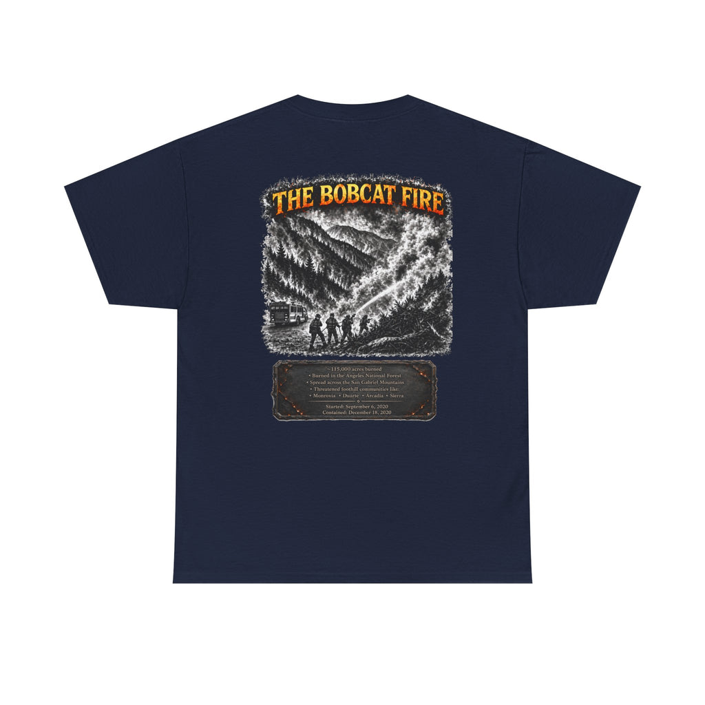 I Survived 2020 — Director's Cut S2:E2 "The Bobcat Fire" | Wildfire Edition Memorial Unisex Heavy Cotton Tee