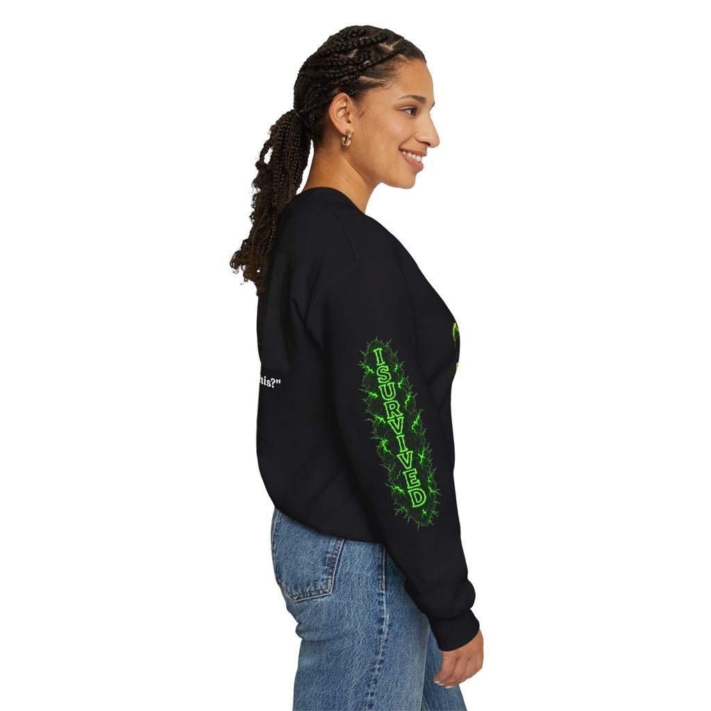 I Survived 2020 — Director's Cut S1:E3 "The Jab!" | Pandemic Edition Unisex Heavy Blend™ Crewneck Sweatshirt