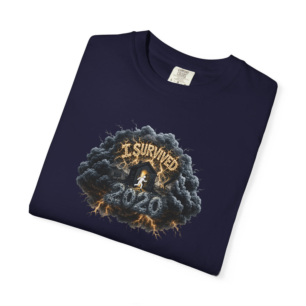 I Survived 2020 — Original PILOT Design: Director's Cut Unisex Garment-Dyed T-shirt