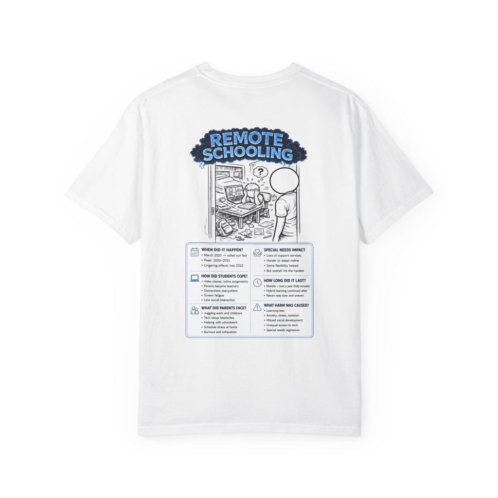 I Survived 2020 — Director's Cut S3:E3 "Remote Schooling" | Lockdown Edition Documentary Unisex Garment-Dyed T-shirt