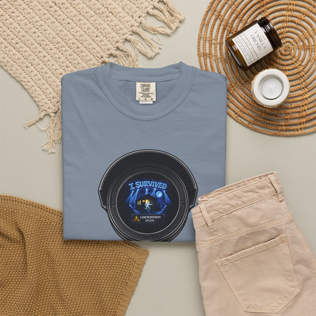 I Survived 2020 —  LOCKDOWN S3:E2: Director's Cut "Dating Under Lockdown" Unisex Garment-Dyed T-shirt