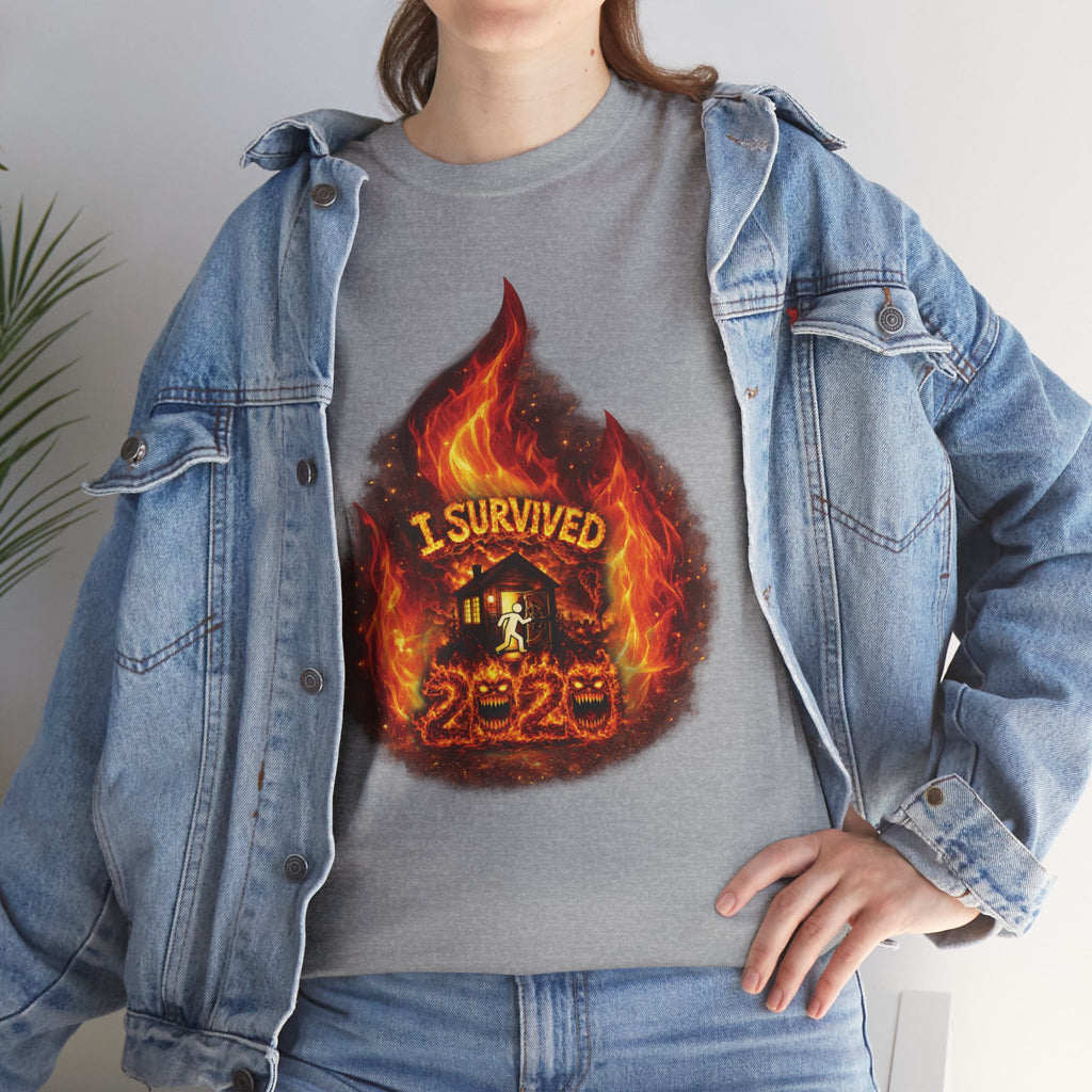 I Survived 2020 — Director's Cut S2:E2 "The Bobcat Fire" | Wildfire Edition Memorial Unisex Heavy Cotton Tee