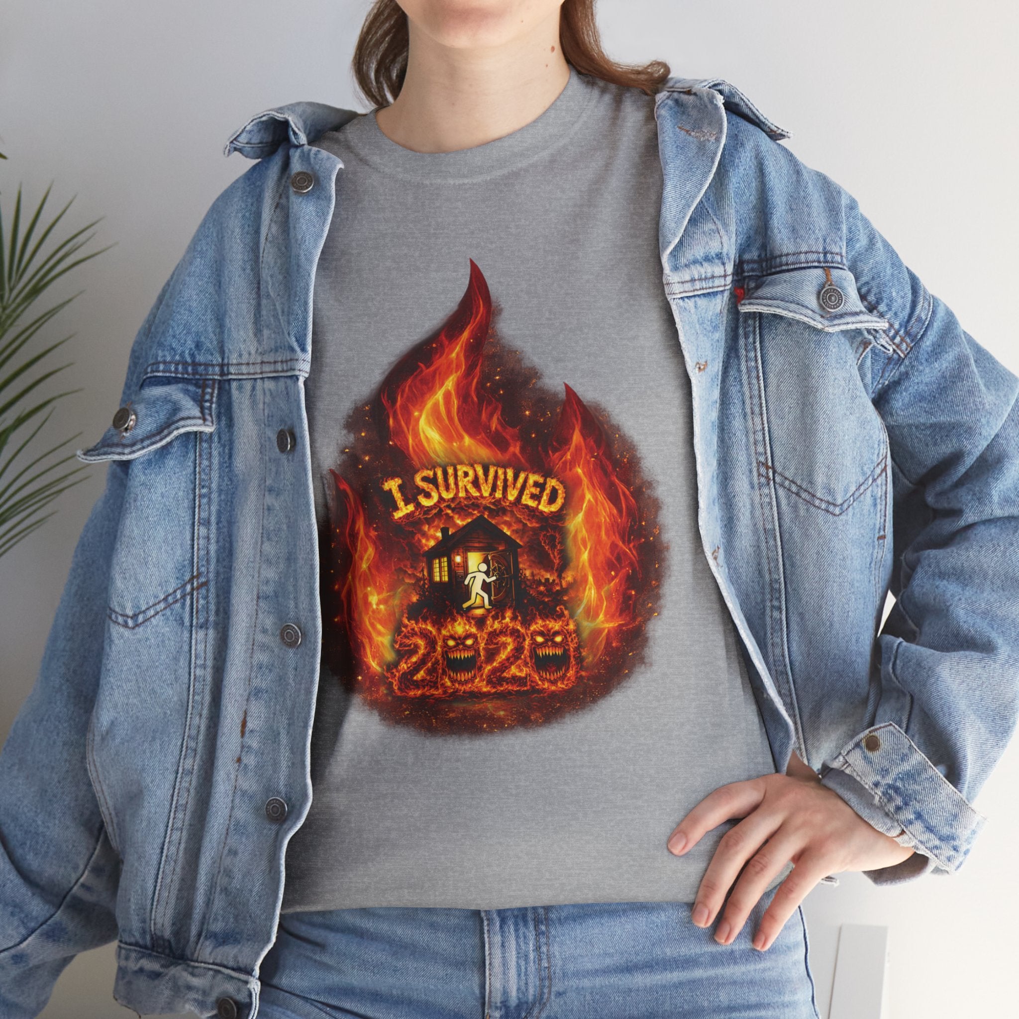 I Survived 2020 — Director's Cut S2:E2 "The Bobcat Fire" | Wildfire Edition Memorial Unisex Heavy Cotton Tee
