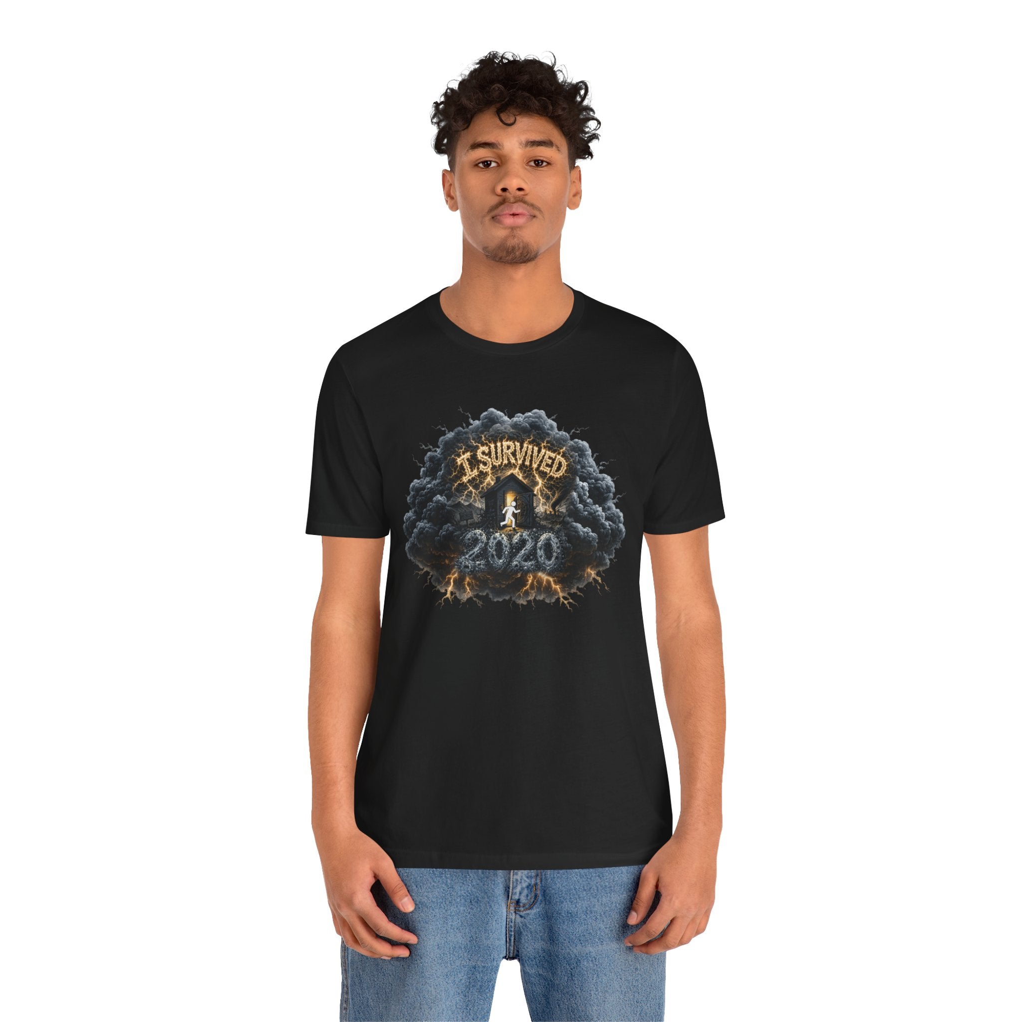I Survived 2020 — Director's Cut Original Design Teaser Tee | Season 1 Premiere Drop Unisex Jersey Short Sleeve Tee
