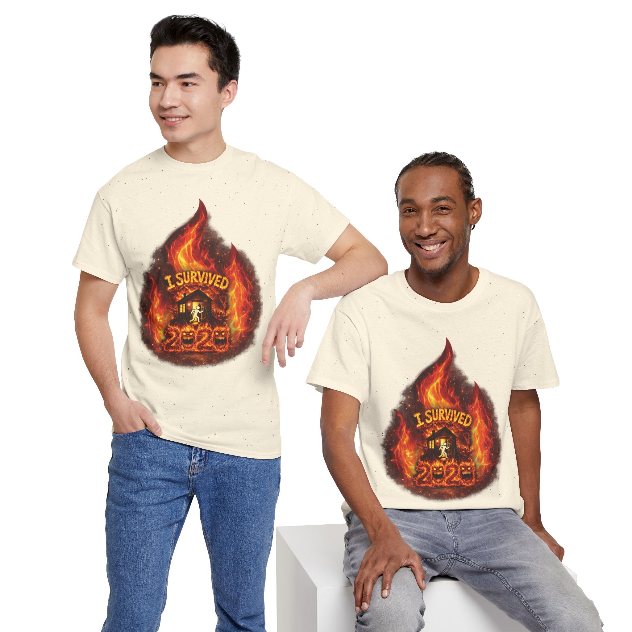 I Survived 2020 — Director's Cut S2:E1 "Berry Creek" | Wildfire Edition Memorial Unisex Heavy Cotton Tee