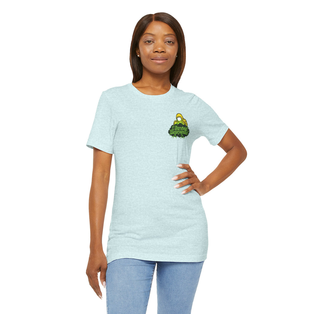I Survived 2020 — "Please Stand By" Test Pattern Toxic Signal Tee Summer Premiere Unisex Jersey Short Sleeve Tee