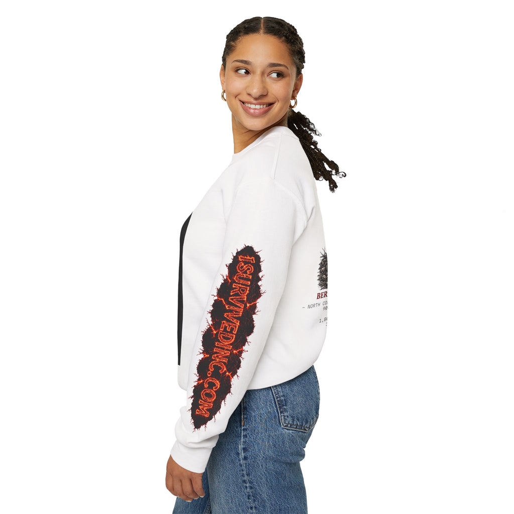 I Survived 2020 — S2:E1 "Berry Creek" | Wildfire Edition Memorial Unisex Heavy Blend™ Crewneck Sweatshirt
