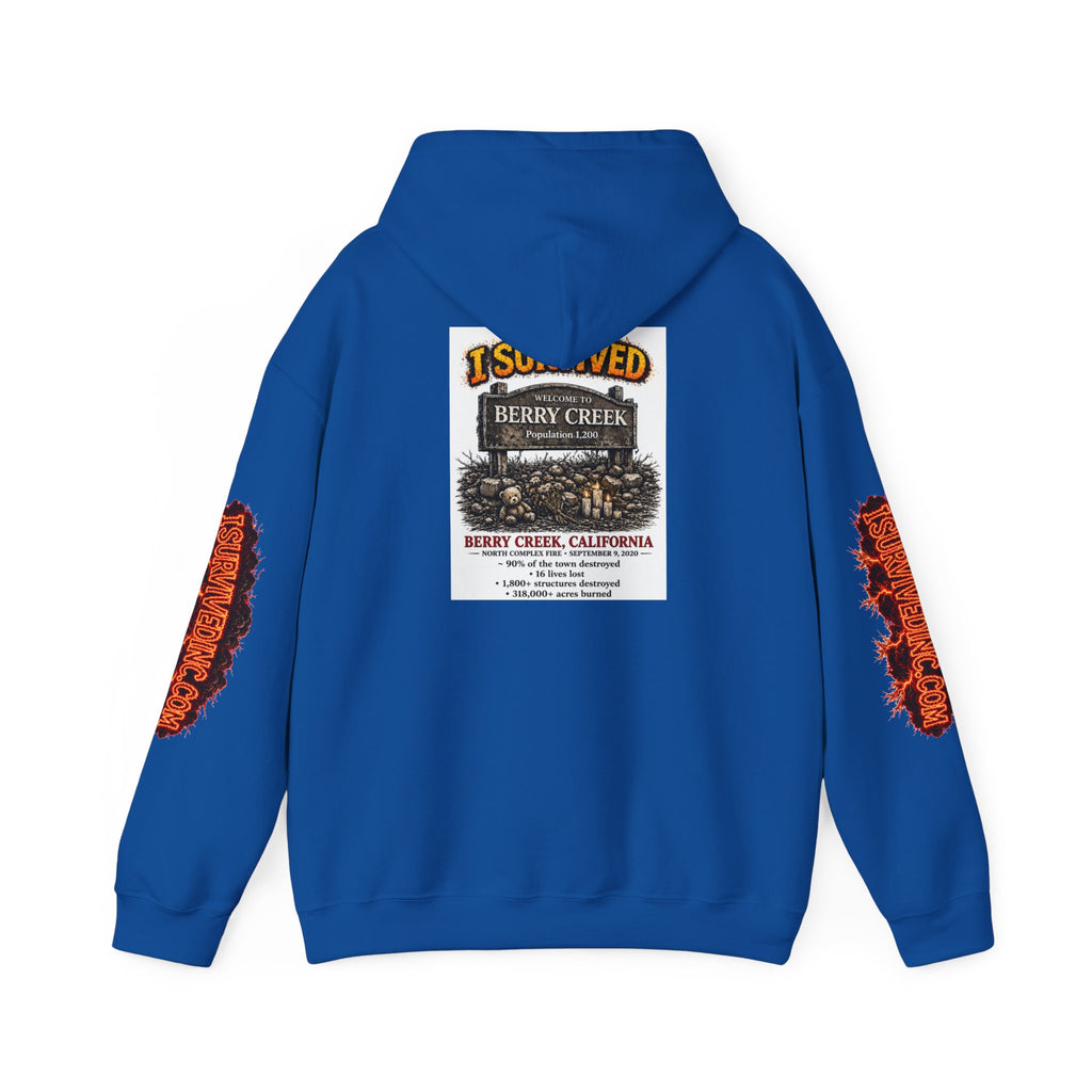 I Survived 2020 — S2:E1 "Berry Creek" | Wildfire Edition Memorial Hoodie Sweatshirt