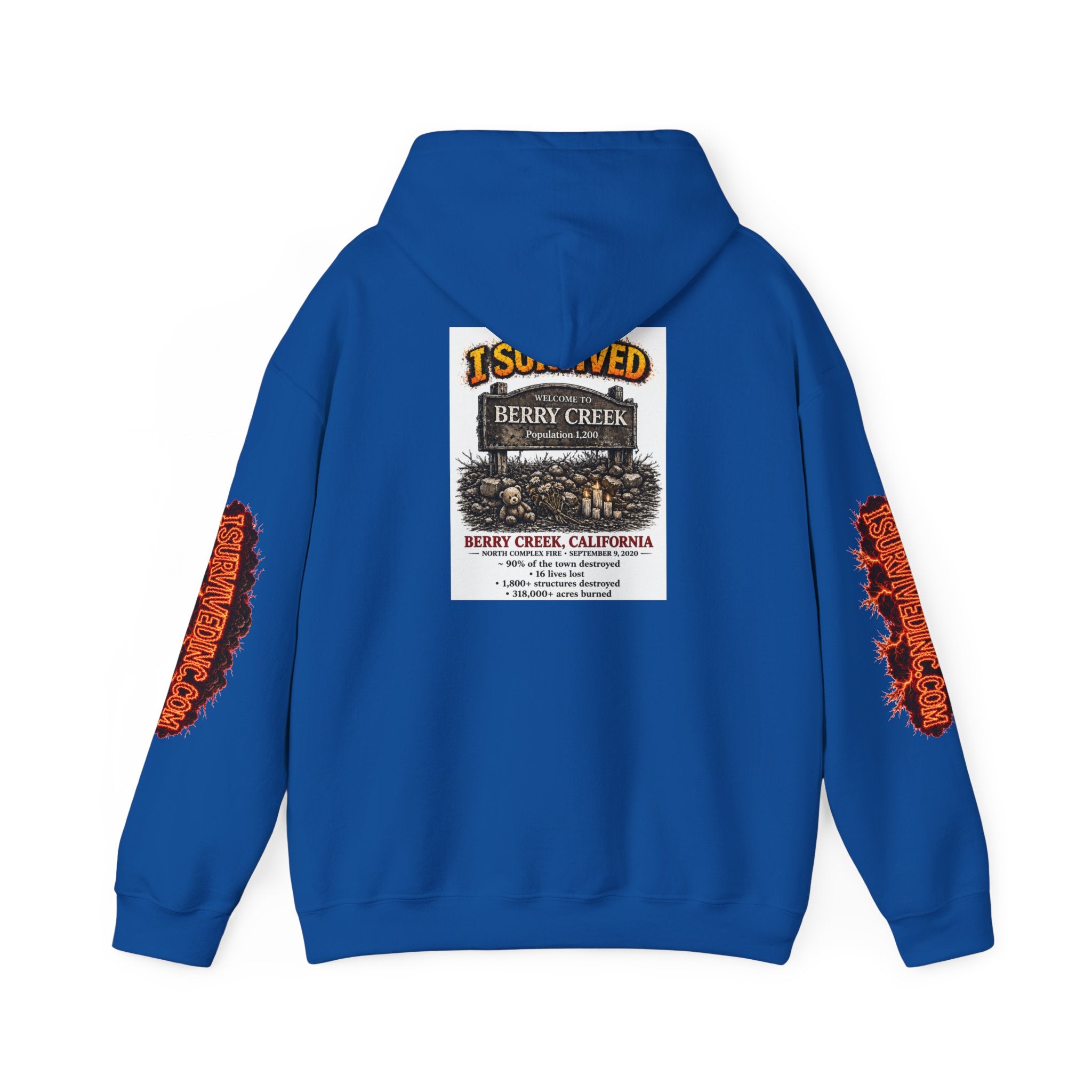 I Survived 2020 — S2:E1 "Berry Creek" | Wildfire Edition Memorial Hoodie Sweatshirt