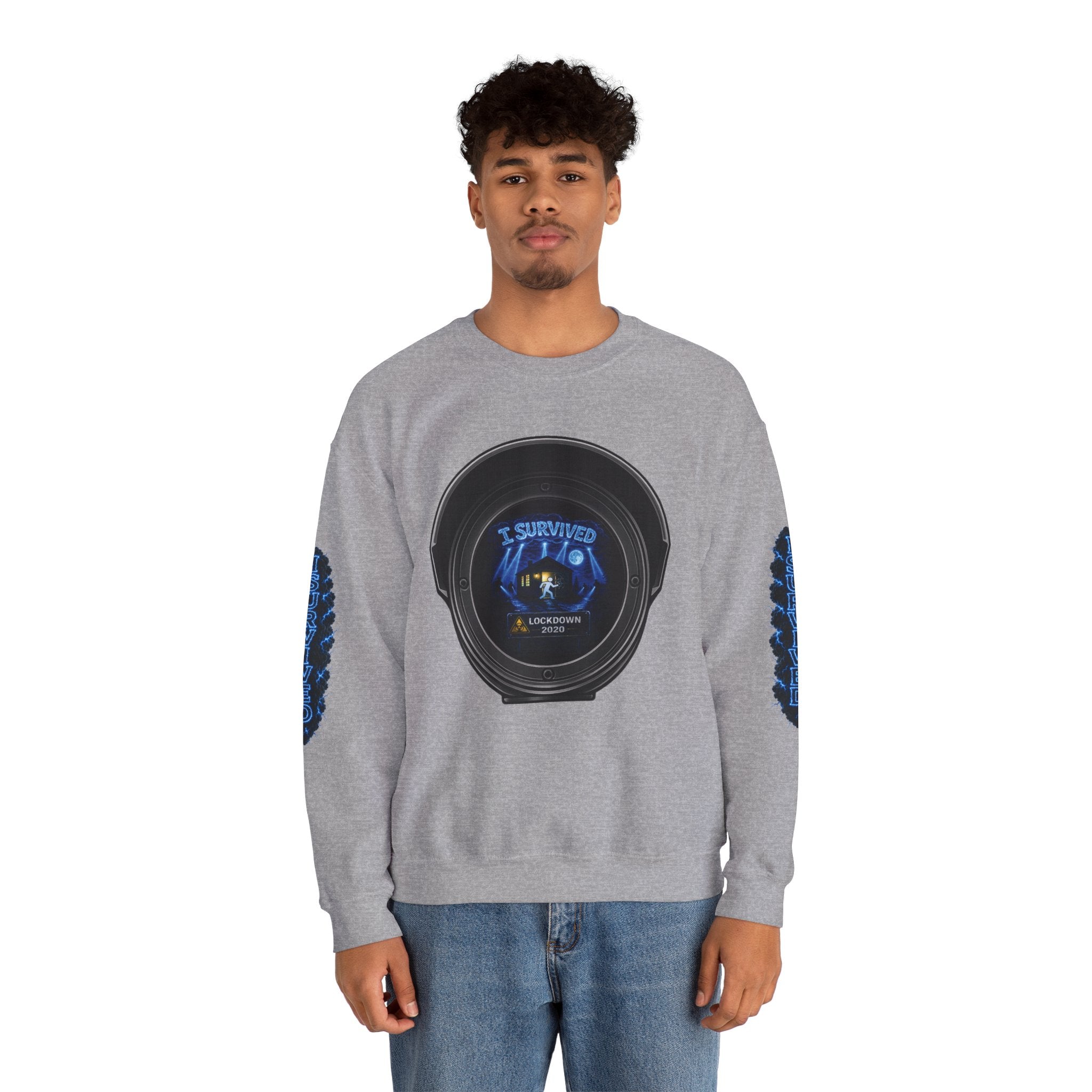 I Survived 2020 — Director's Cut S3:E1 "Quarantine" | Lockdown Edition Documentary Unisex Heavy Blend™ Crewneck Sweatshirt