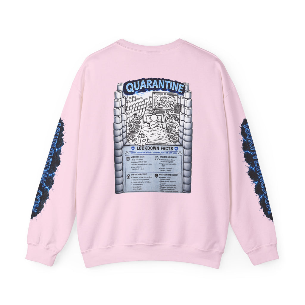 I Survived 2020 — LOCKDOWN S3:E1: "Quarantine" Unisex Heavy Blend™ Crewneck Sweatshirt