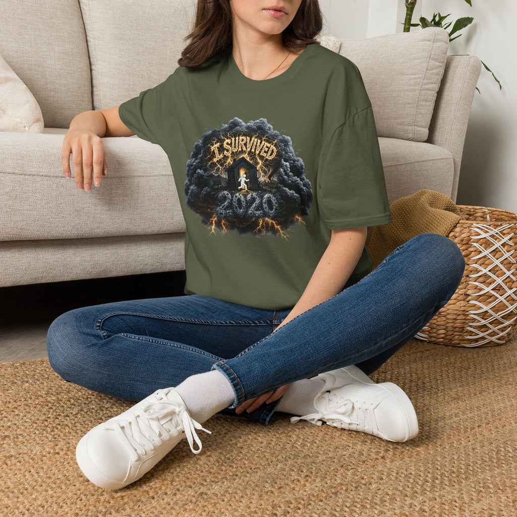 I Survived 2020 — Director's Cut Original Design Teaser Tee | Season 1 Premiere Drop Unisex Softstyle T-Shirt